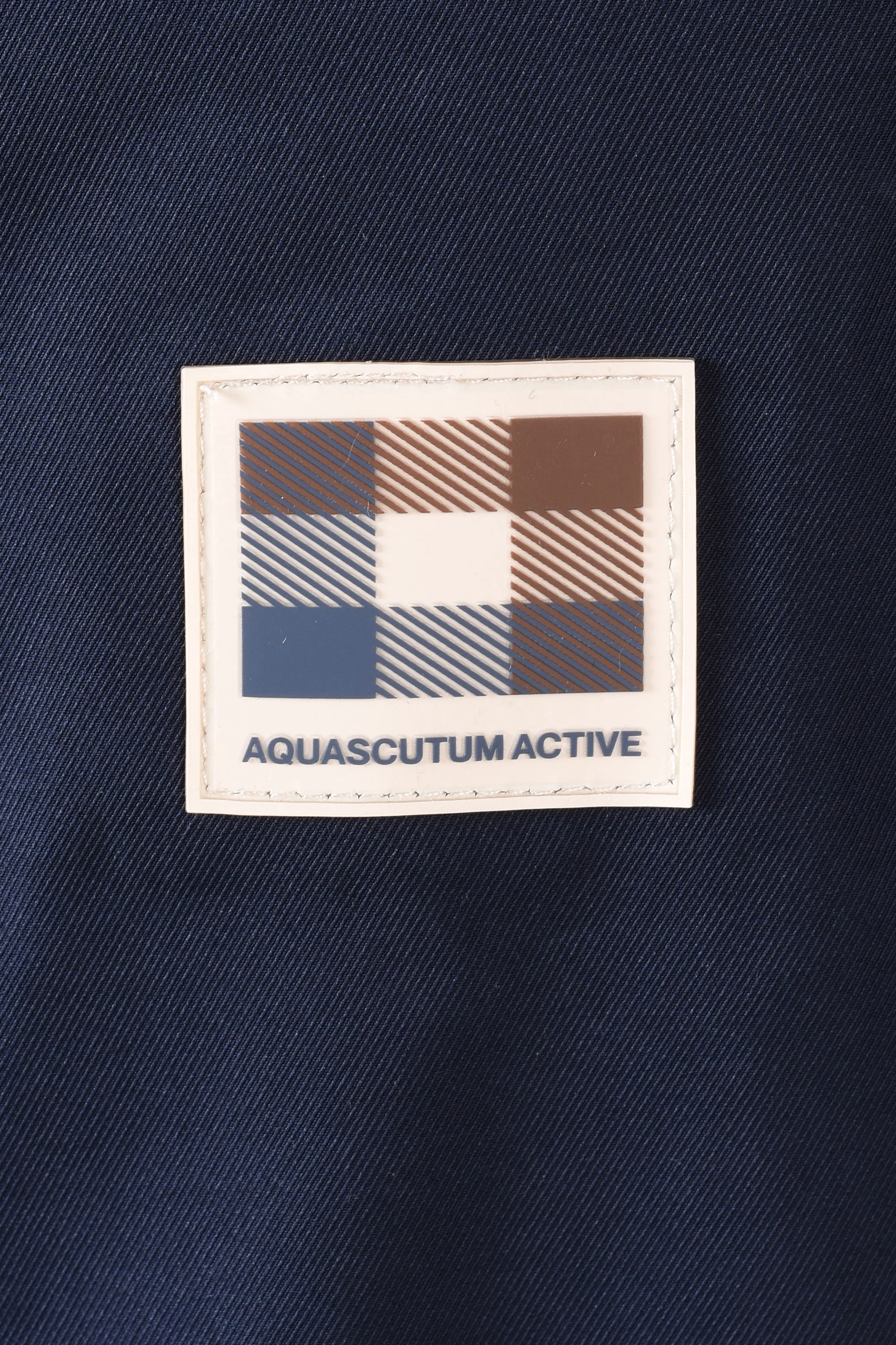 Aquascutum 3 Way Active Club Check Parka Navy - Image 5