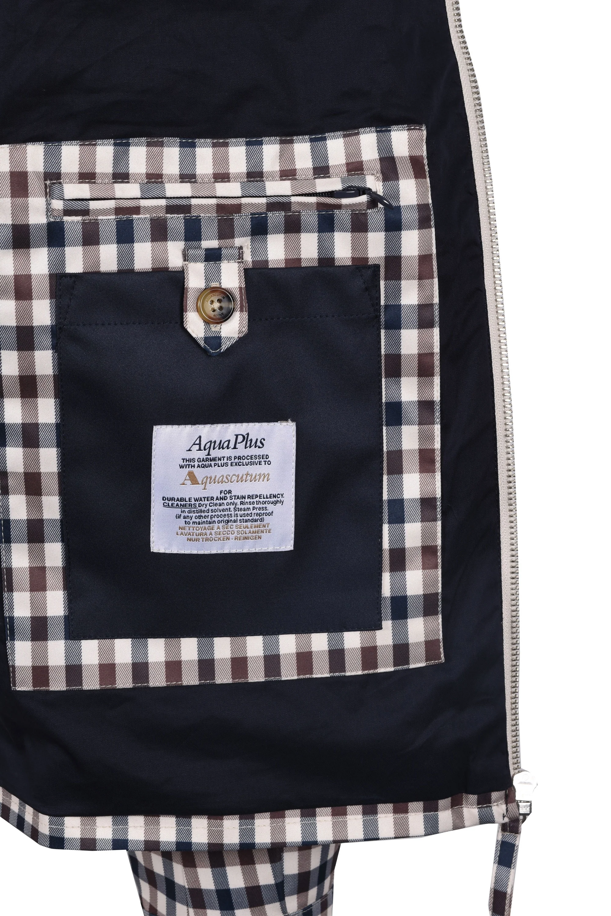 Aquascutum Active Archival Jacket Club Check - Image 4