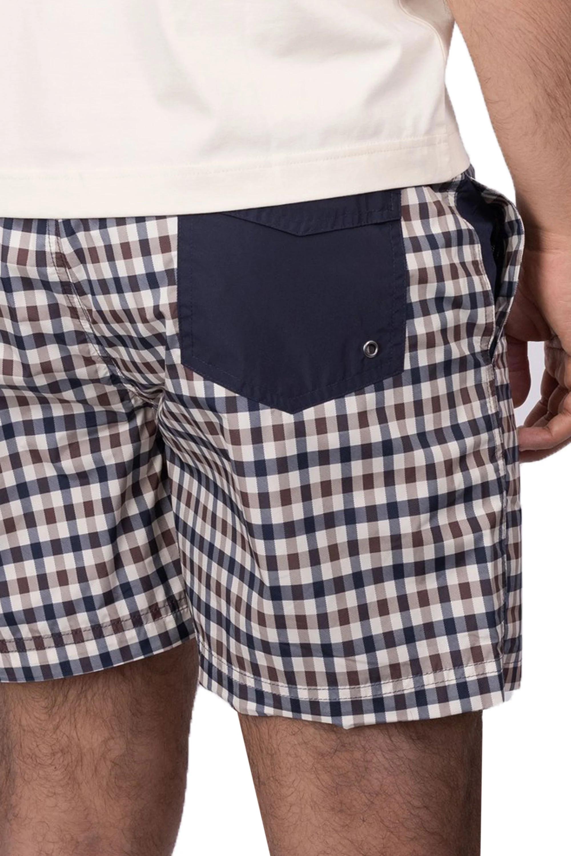 Aquascutum Iconic Volley Swim Shorts Club Check - Image 3