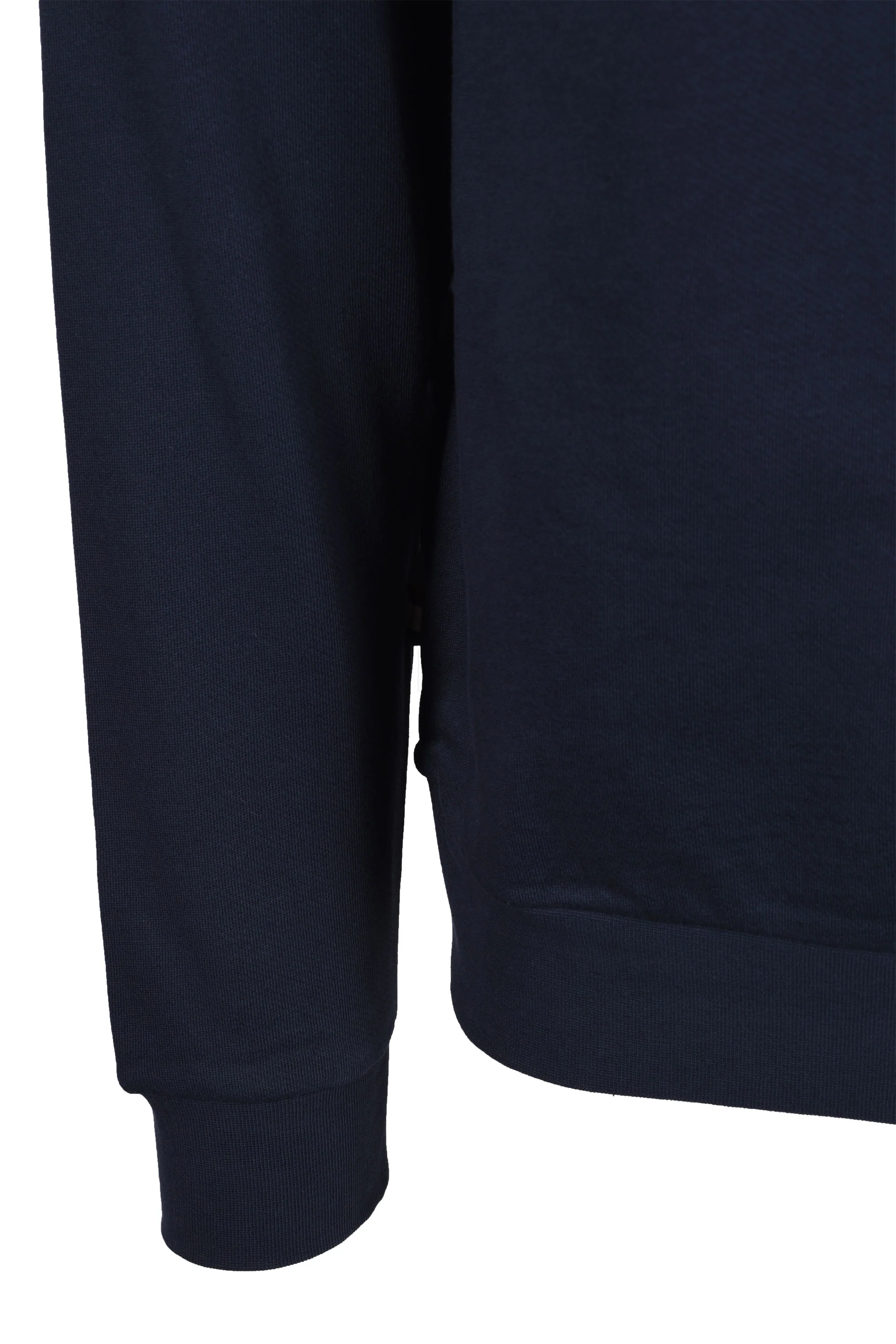 Aquascutum Club Check Shoulder Crew Neck Sweatshirt Navy - Image 3