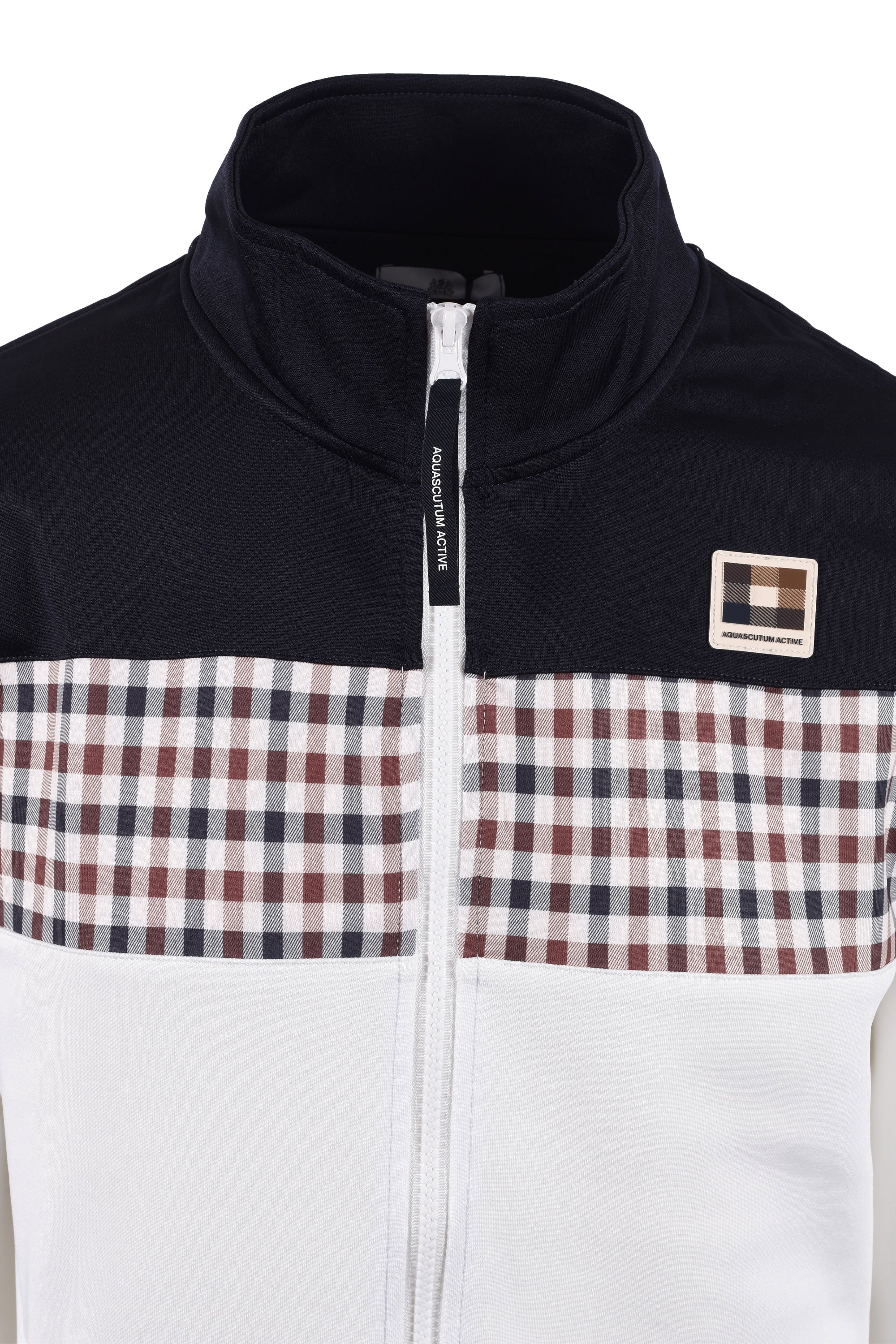 AQUASCUTUM CC STRIPES TRACK TOP NAVY - Image 2