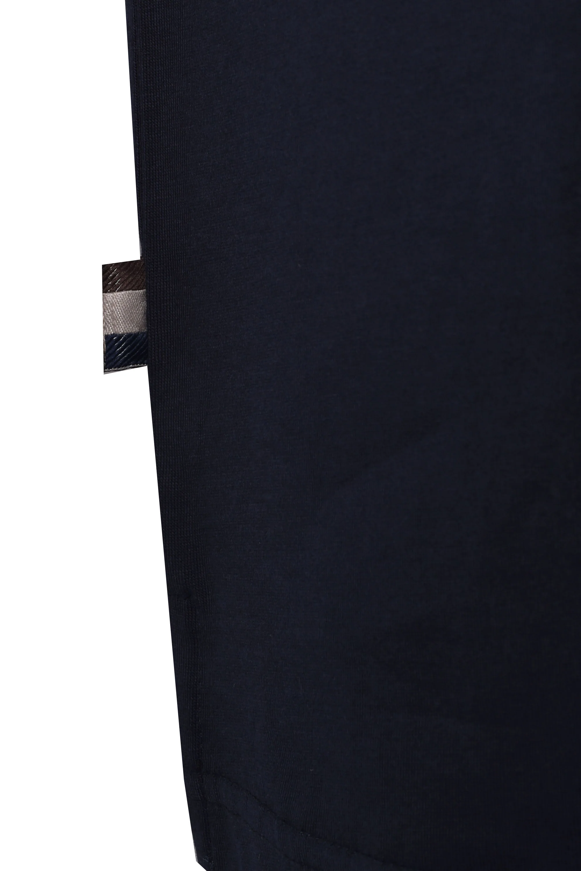Aquascutum Club Check Collar Polo Navy - Image 3