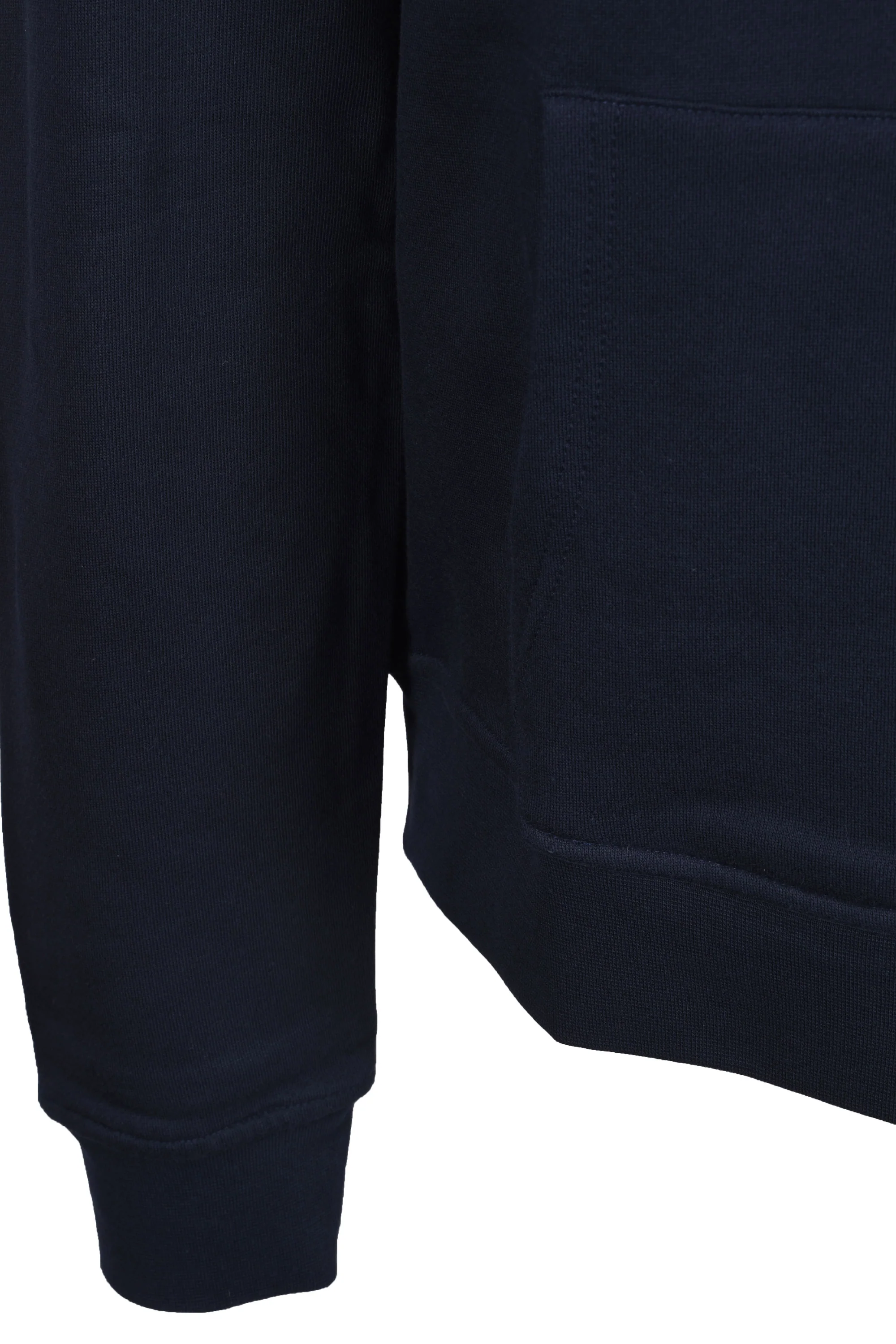 Aquascutum Club Check Hoodie Fleece Navy - Image 4