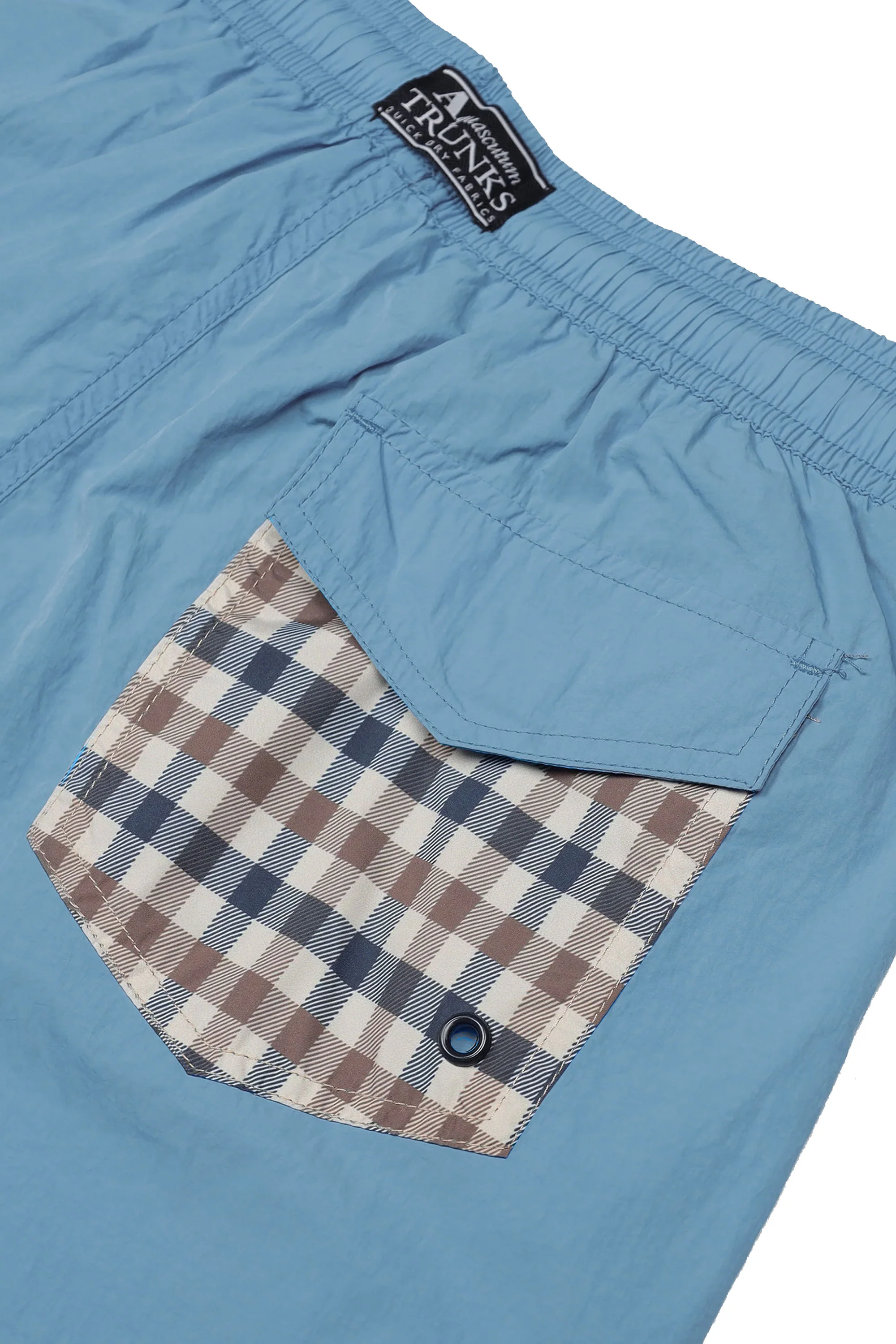 AQUASCUTUM CLUB CHECK POCKET BEACH SHORTS AVIO - Image 4