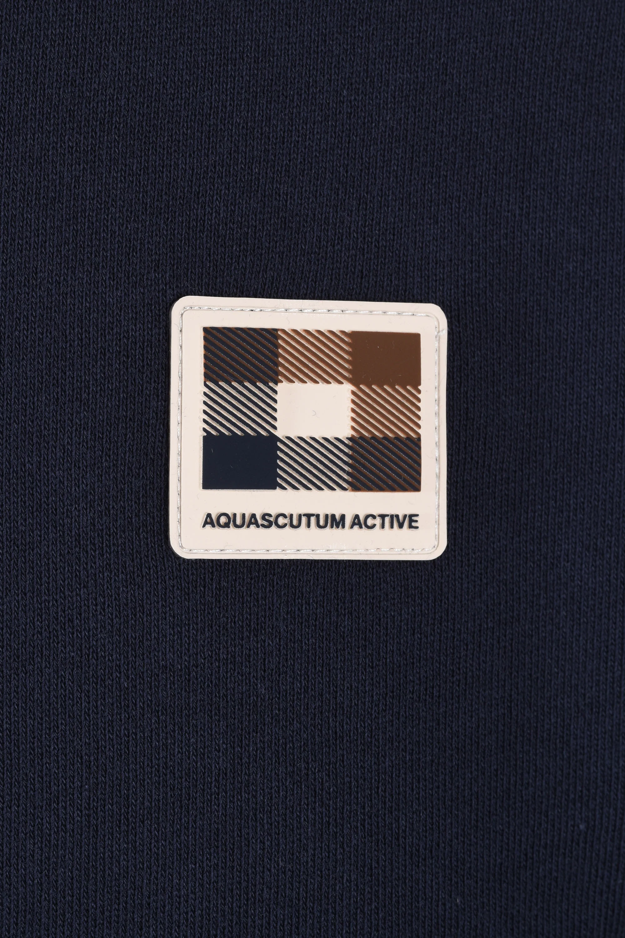 AQUASCUTUM LAMINA CREWNECK SWEATSHIRT NAVY - Image 3