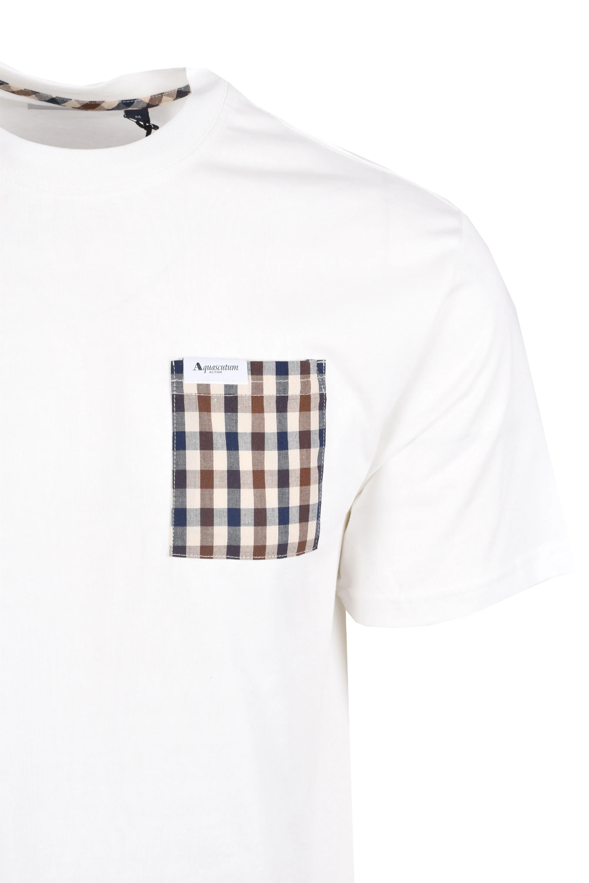 Aquascutum Pocket T-Shirt Old White - Image 2