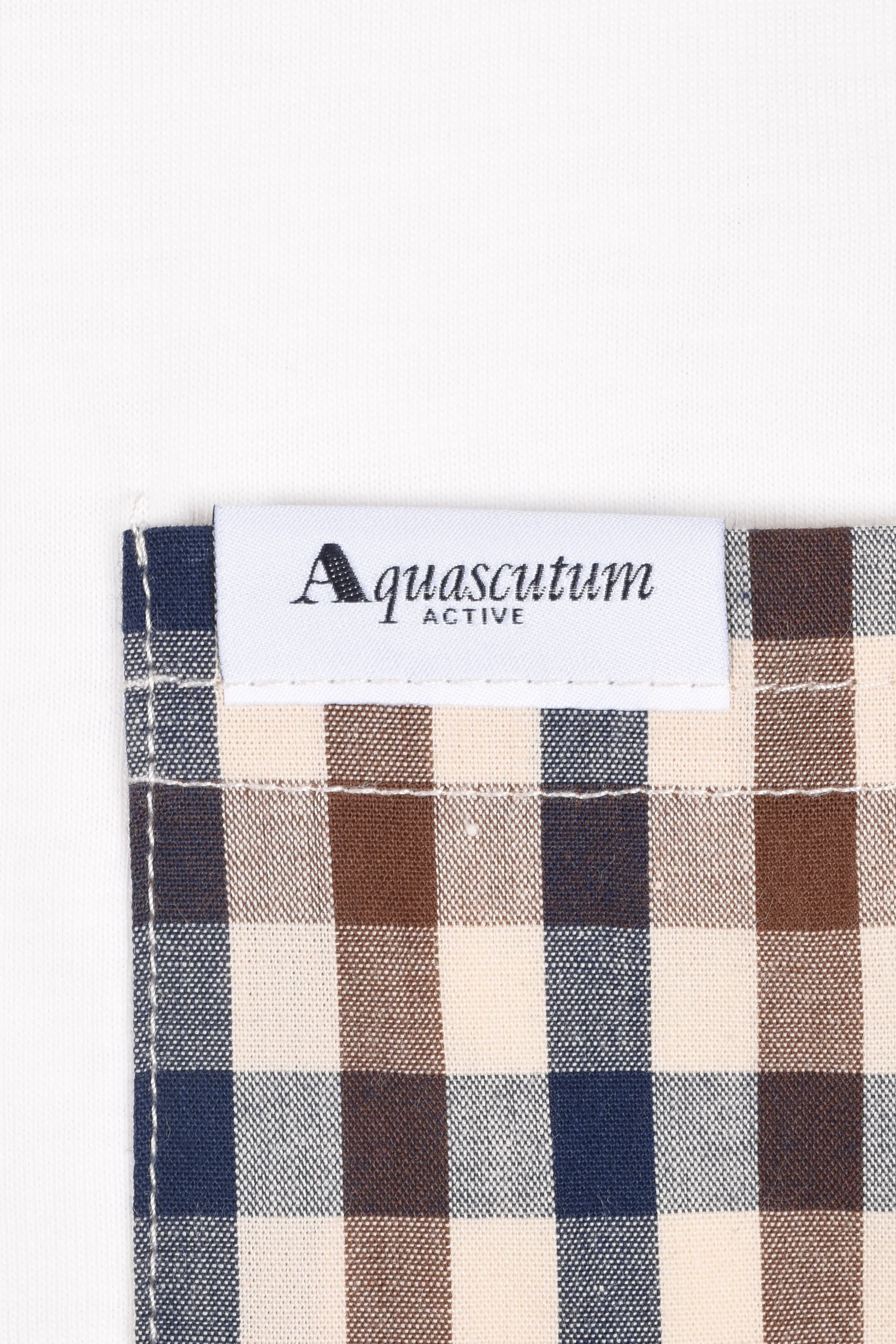 Aquascutum Pocket T-Shirt Old White - Image 3
