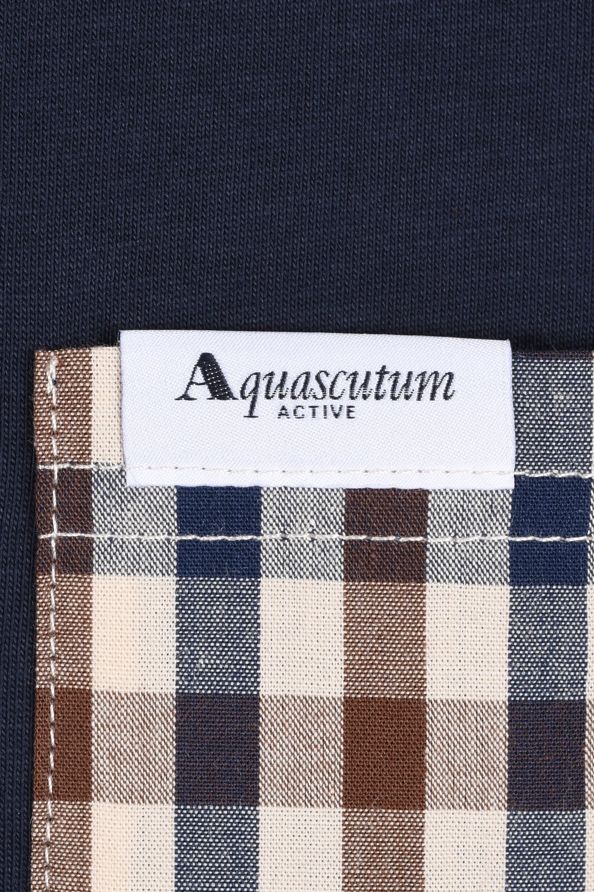 Aquascutum Pocket T-Shirt Navy - Image 3