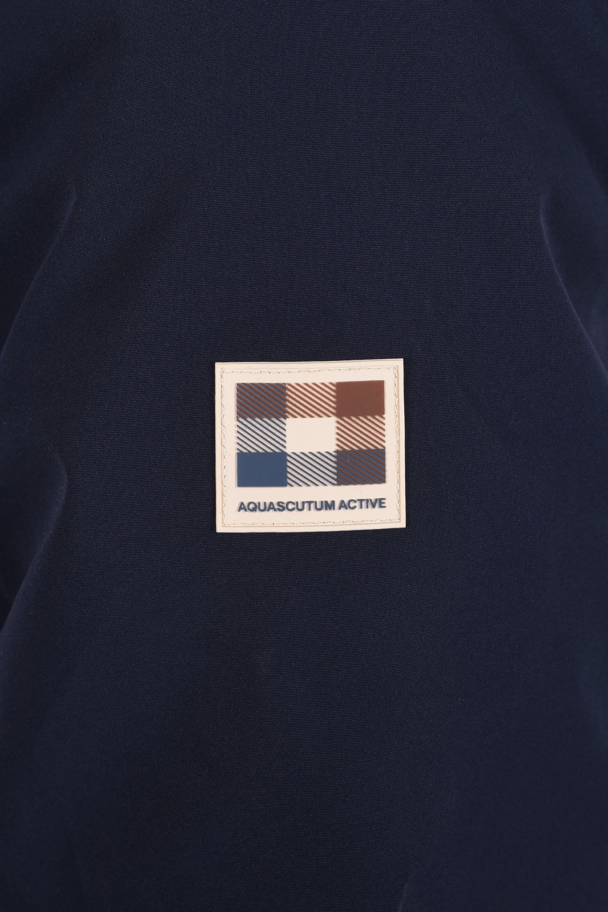 Aquascutum Shell Mid Parka Jacket Navy - Image 4