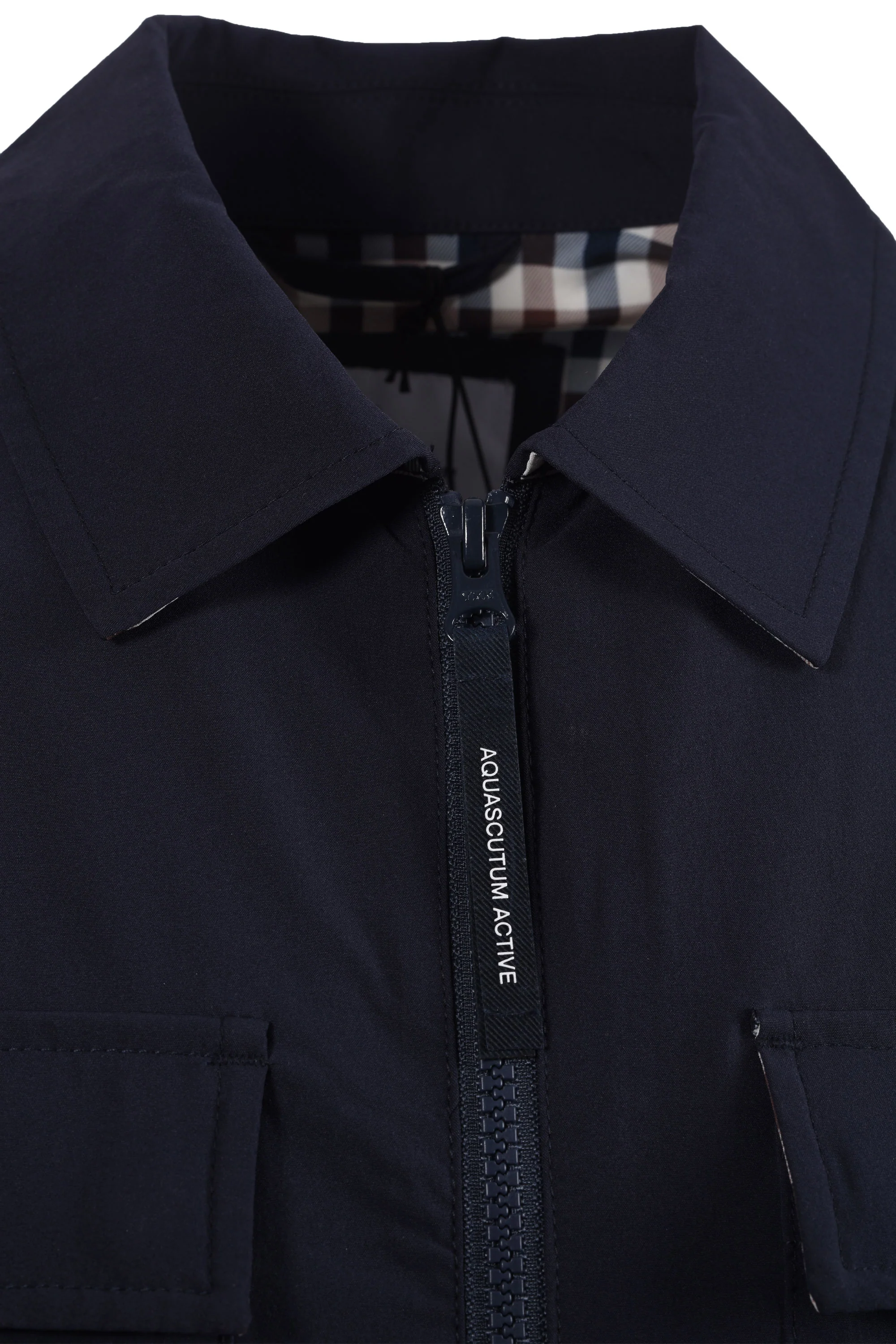 AQUASCUTUM SHELL SP OVERSHIRT NAVY - Image 4