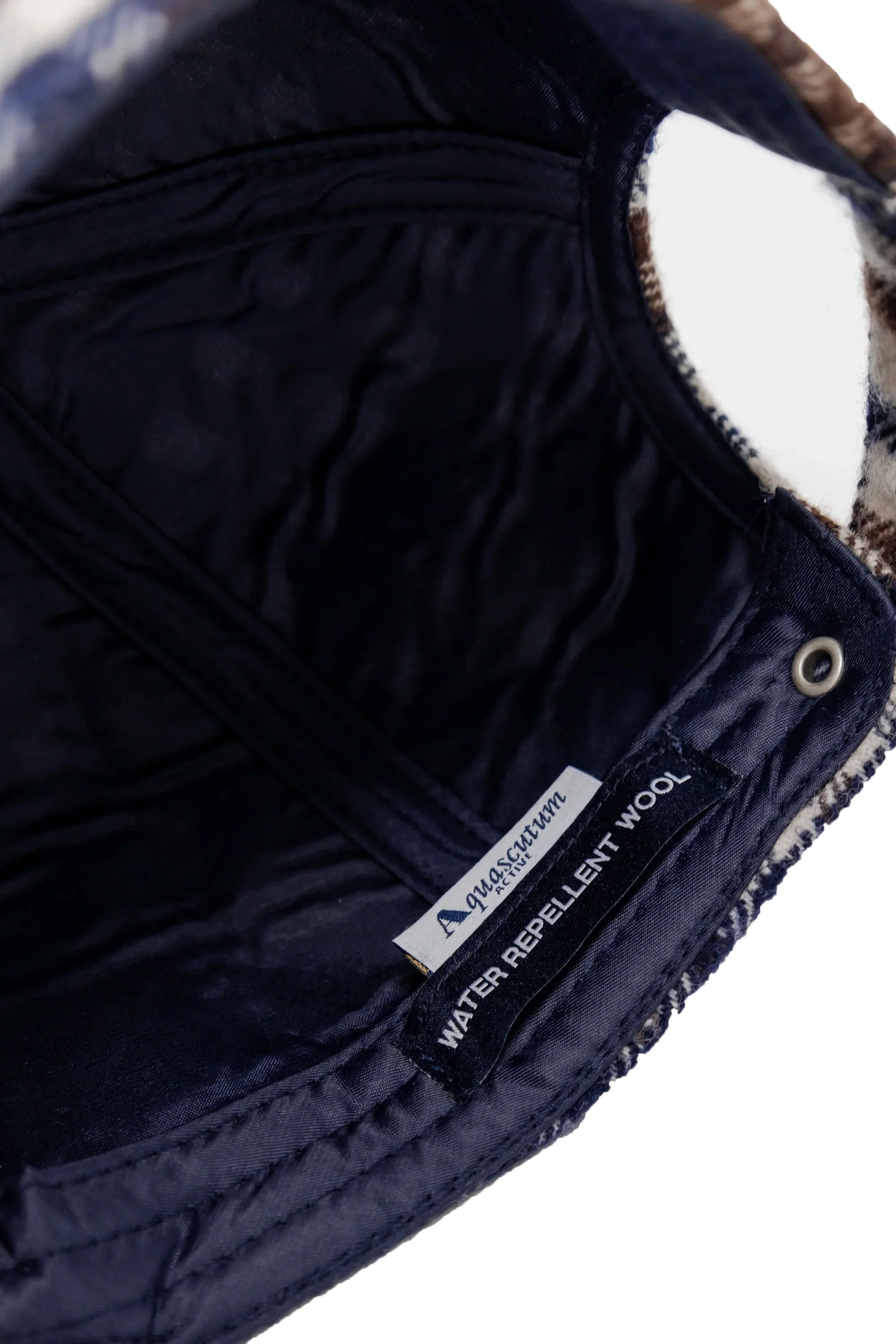 Aquascutum Club Check Baseball Cap - Image 3
