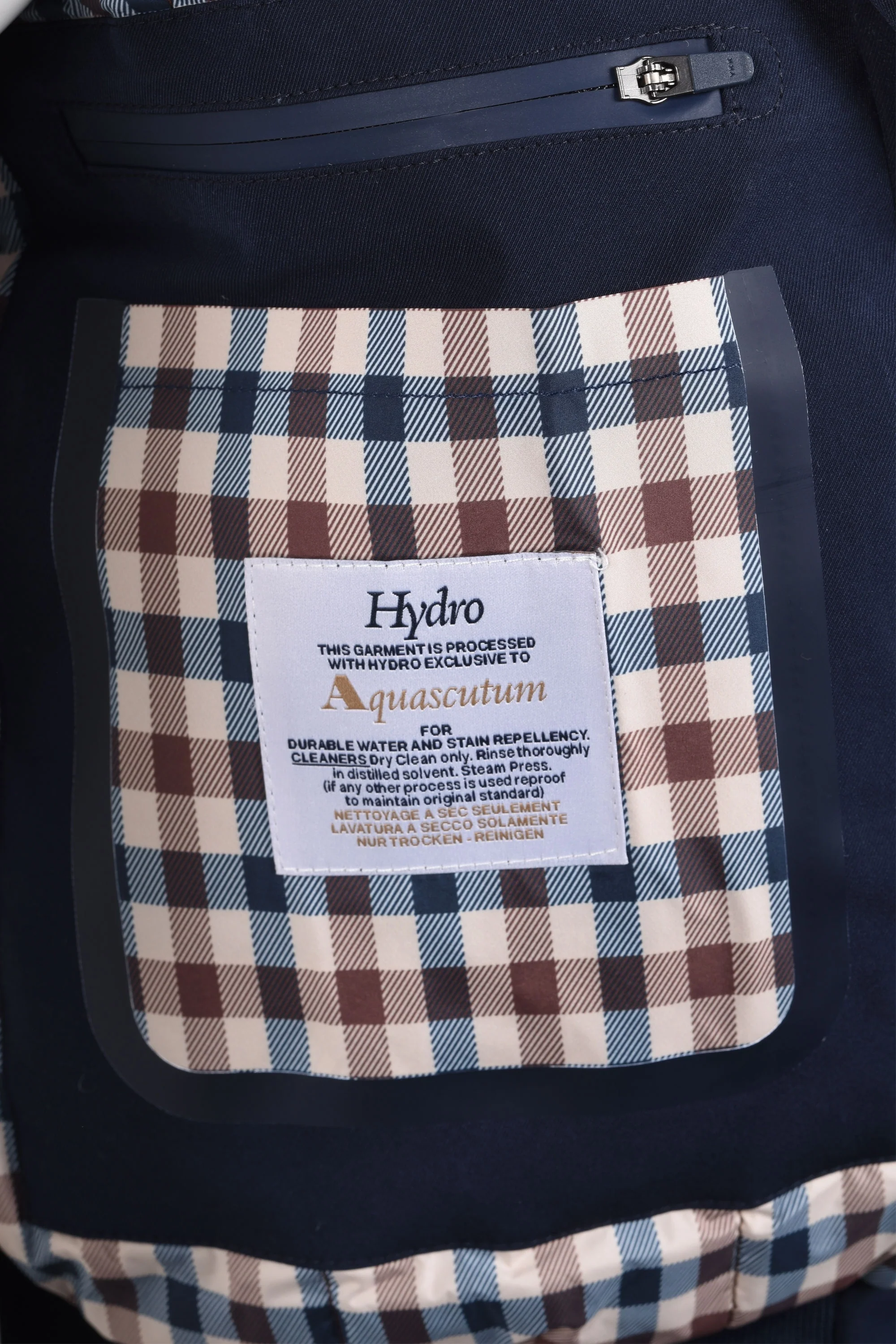Aquascutum Hydro Active Scutum Jacket Navy - Image 5