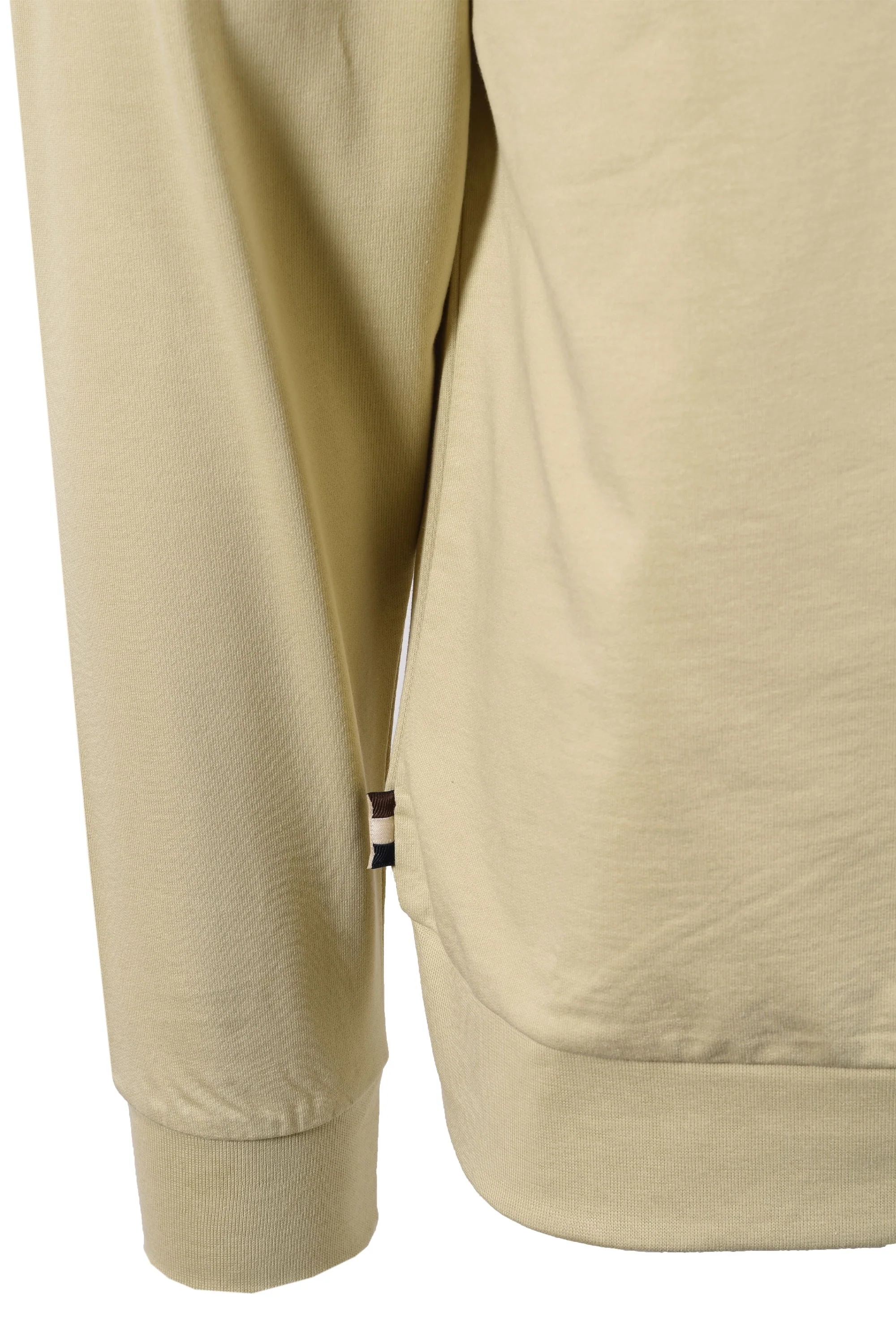 Aquascutum Small Logo Half Zip Beige - Image 3