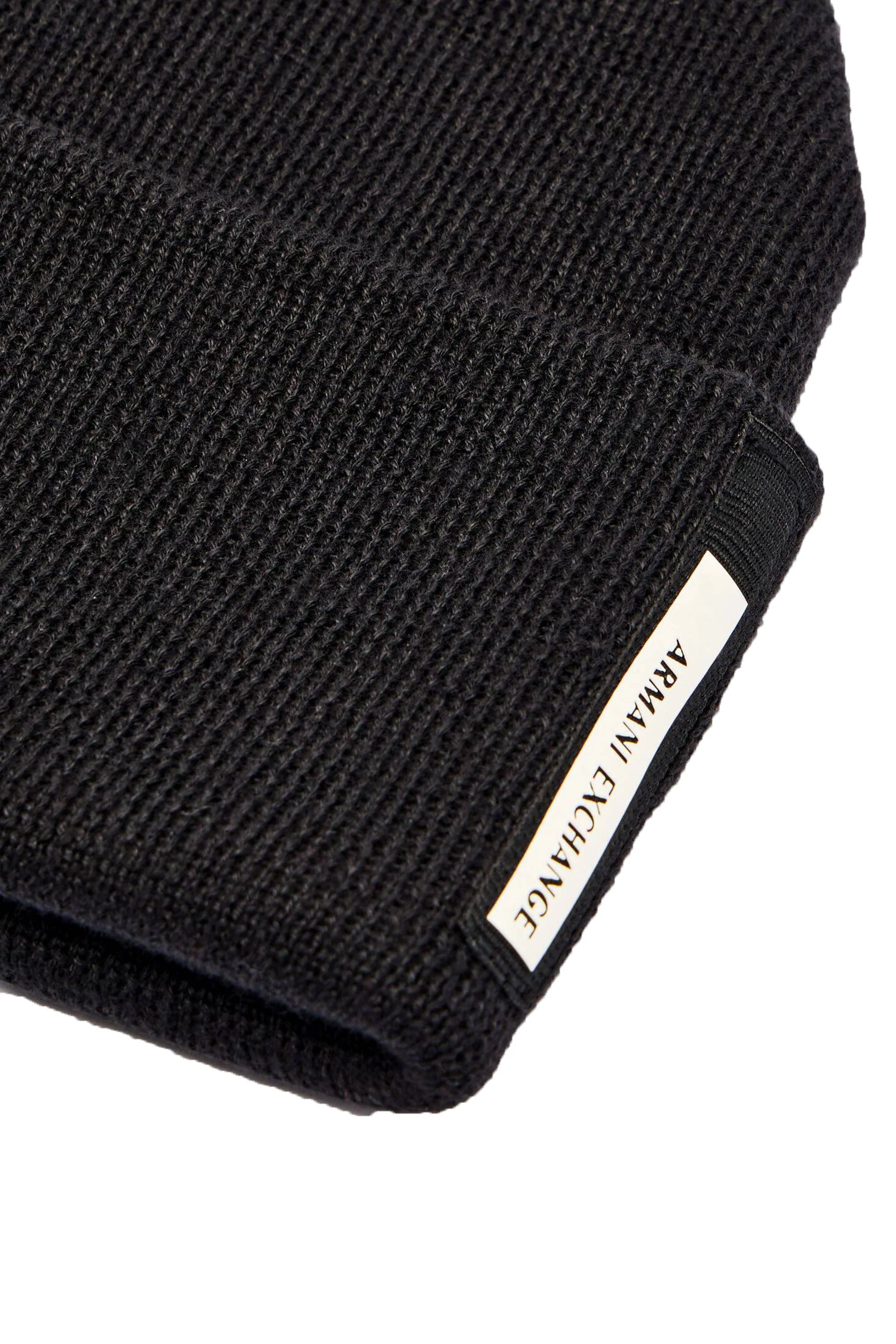 Armani Exchange Beanie Hat Black - Image 2