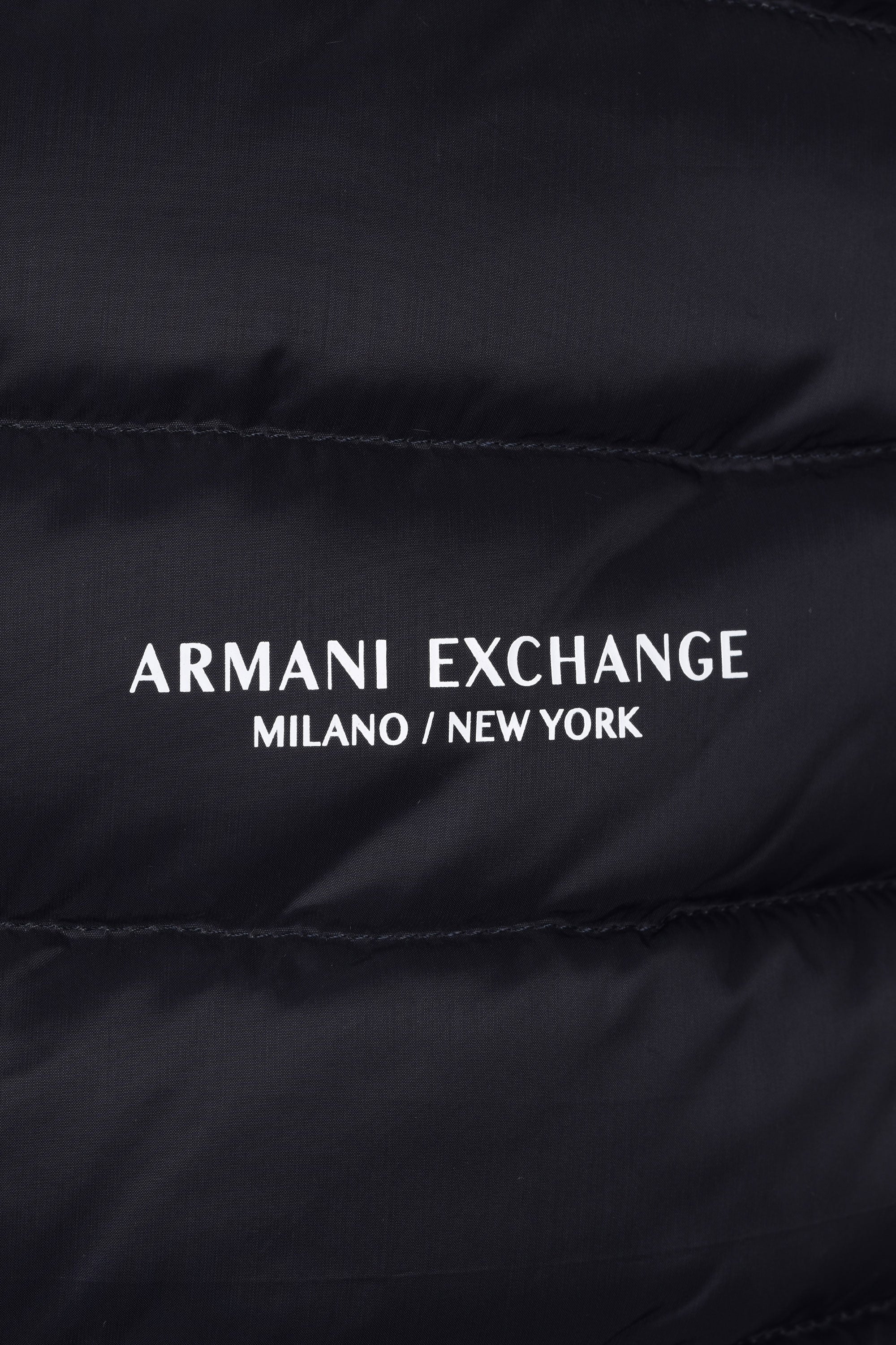 Armani Exchange Down Gilet Deep Navy - Image 3