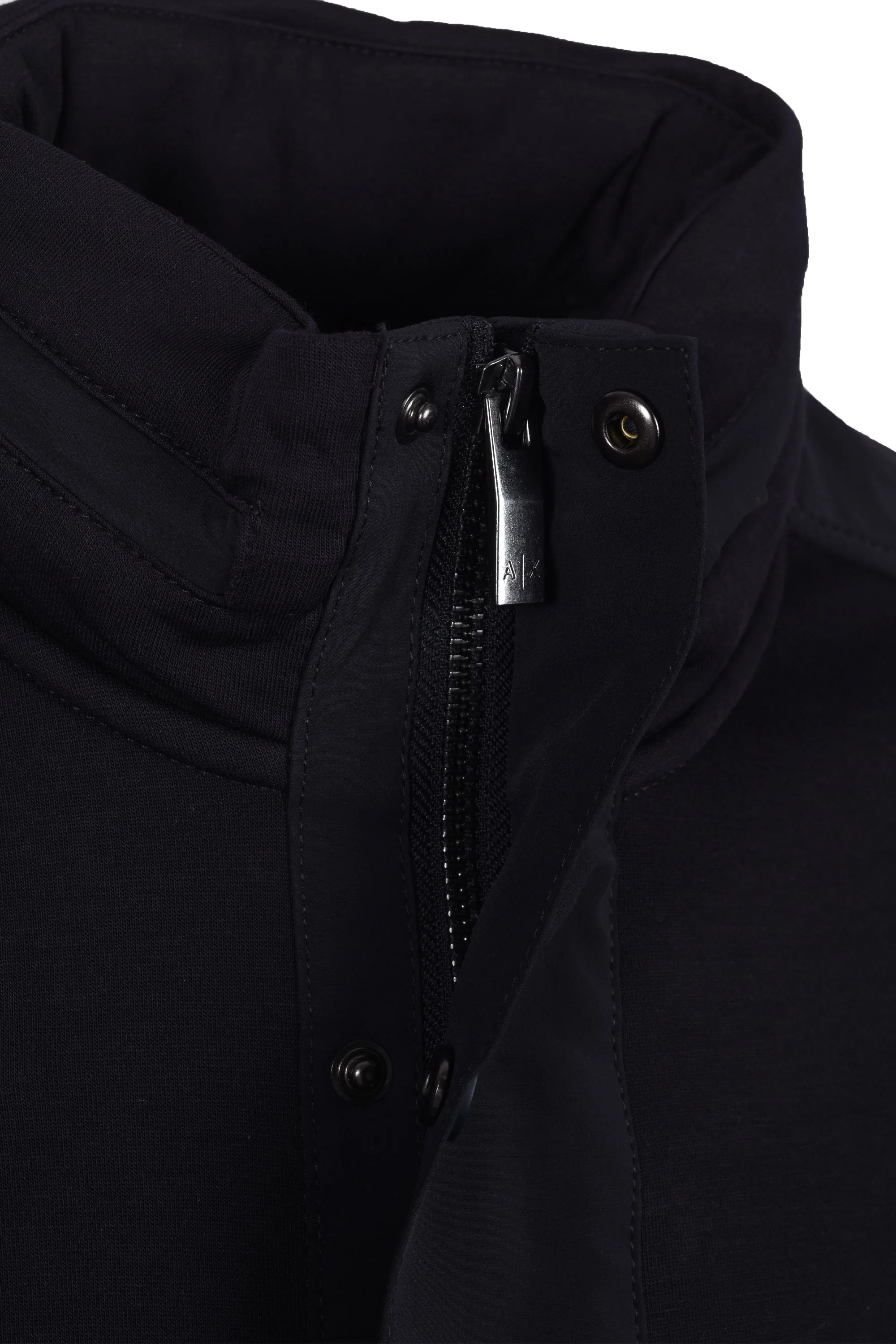 Armani Exchange Mix Media Sweatshirt Deep Navy - Image 3