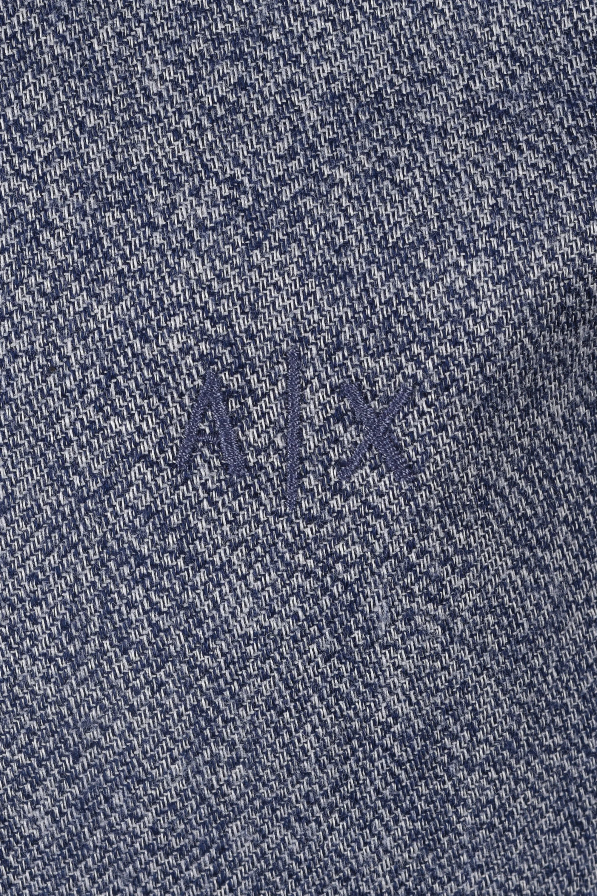 Armani Exchange Long Sleeved Shirt Blue - Image 3