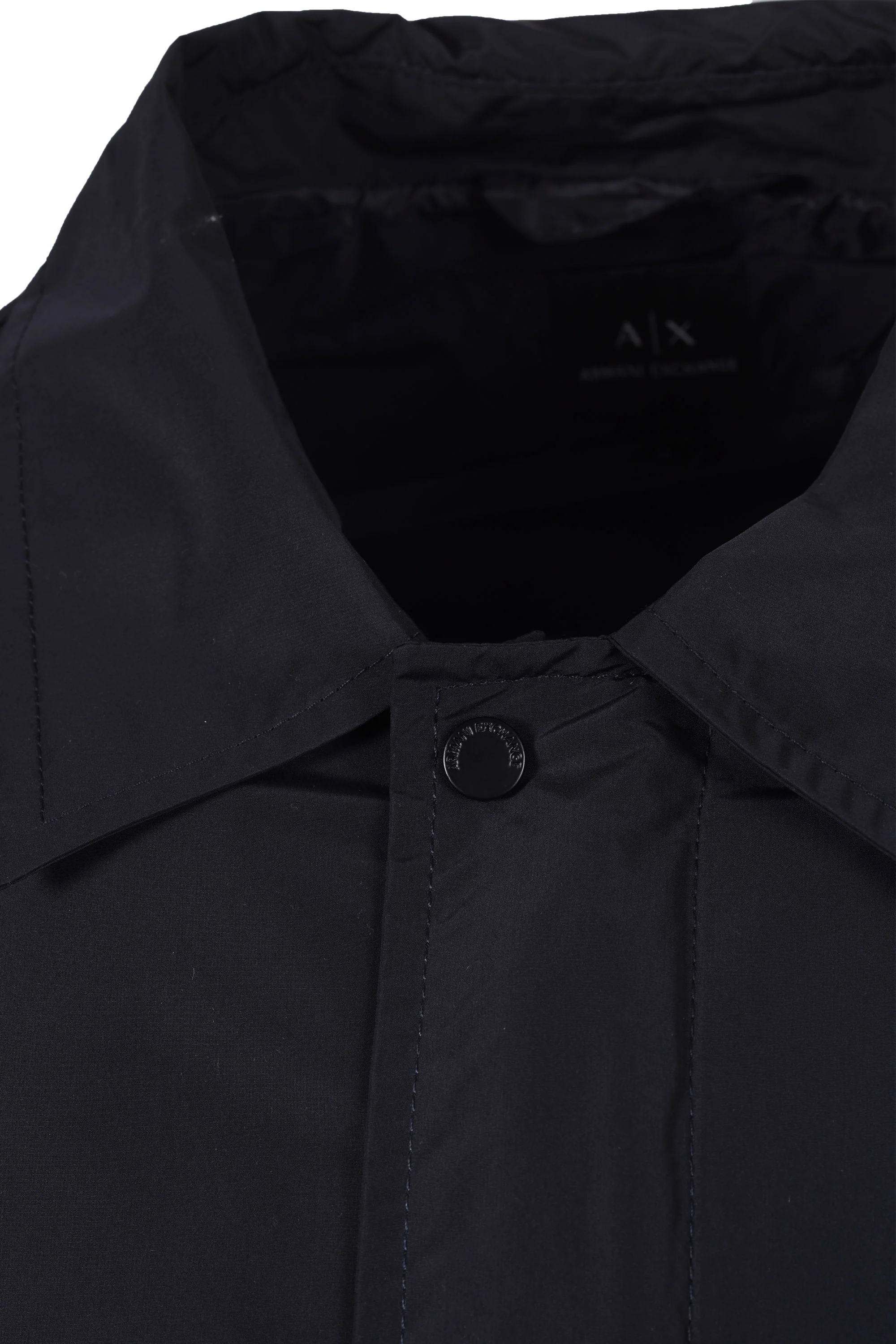 Armani Exchange Overshirt Deep Navy - Image 3