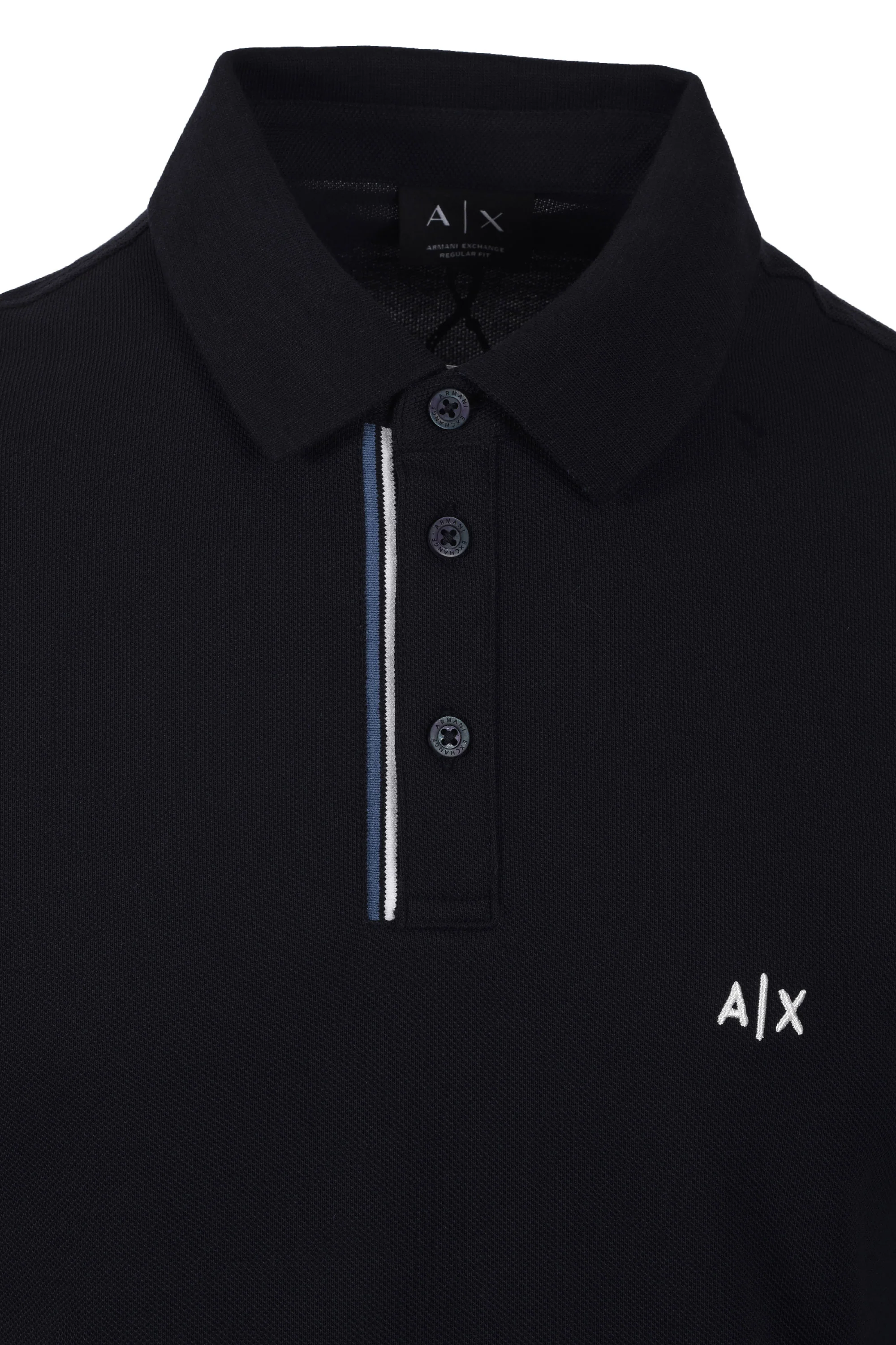 ARMANI EXCHANGE POLO SHIRT DEEP NAVY - Image 2