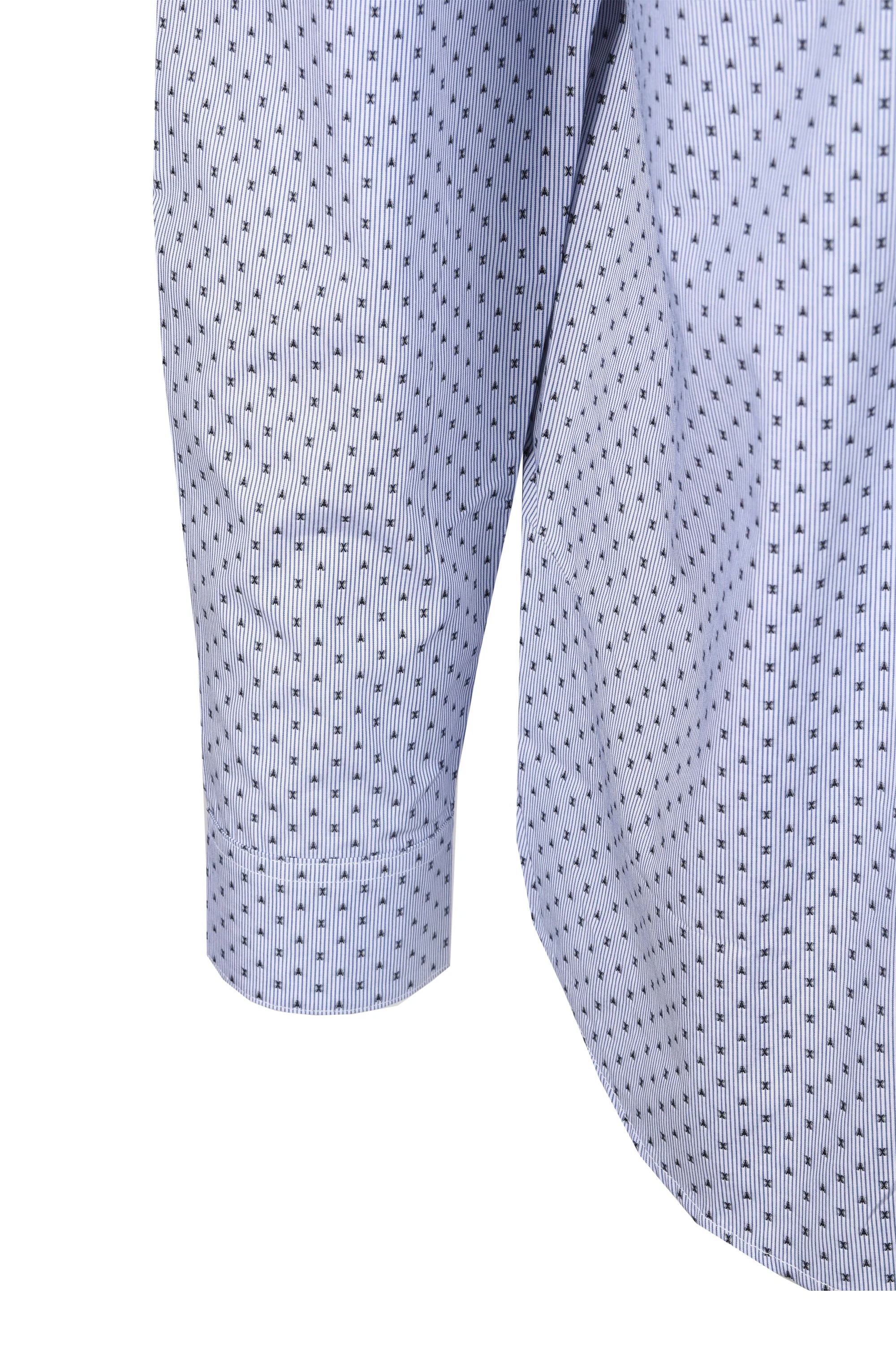 Armani Exchange Shirt Blue Patterned - Image 3