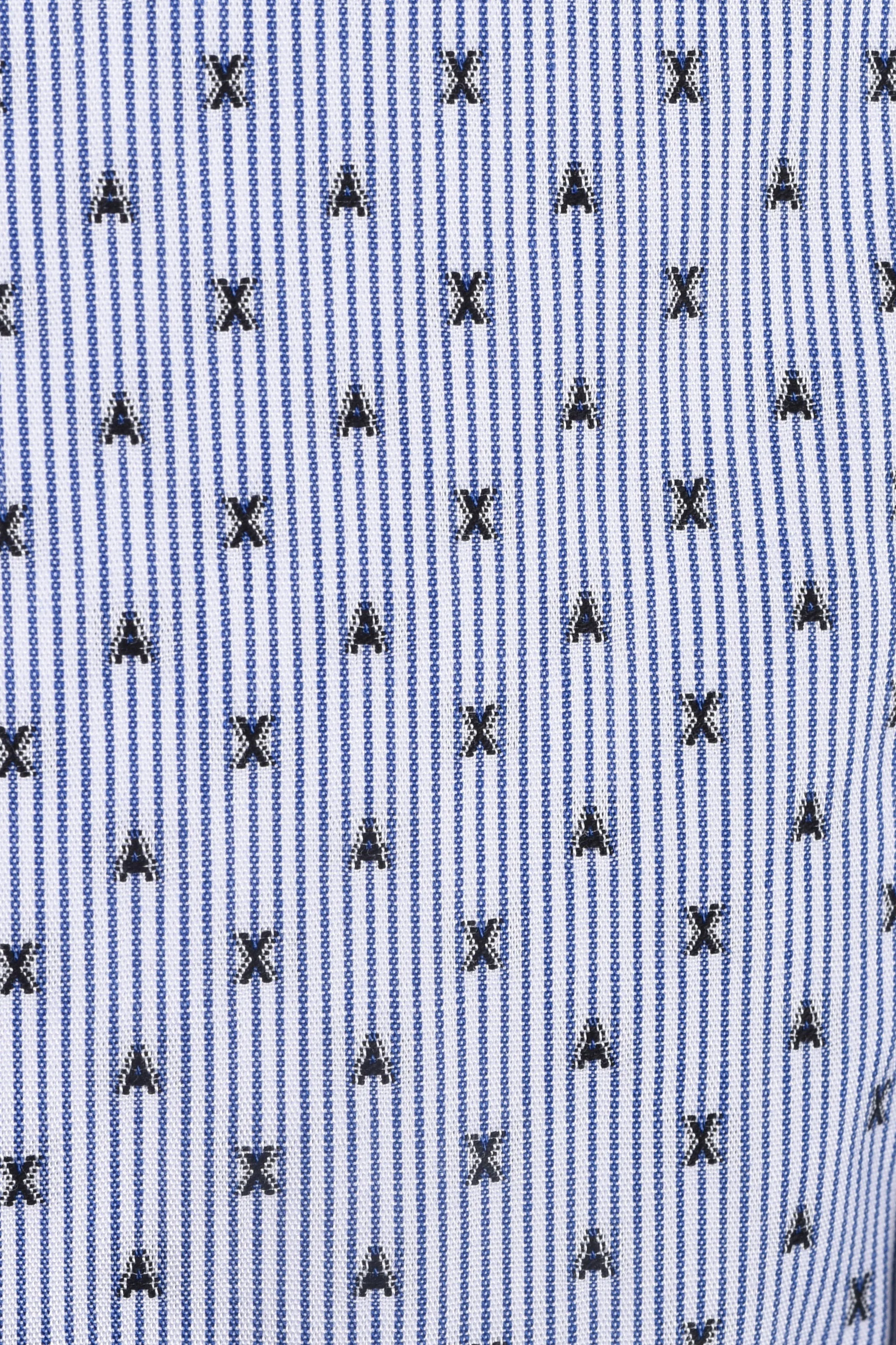 Armani Exchange Shirt Blue Patterned - Image 4