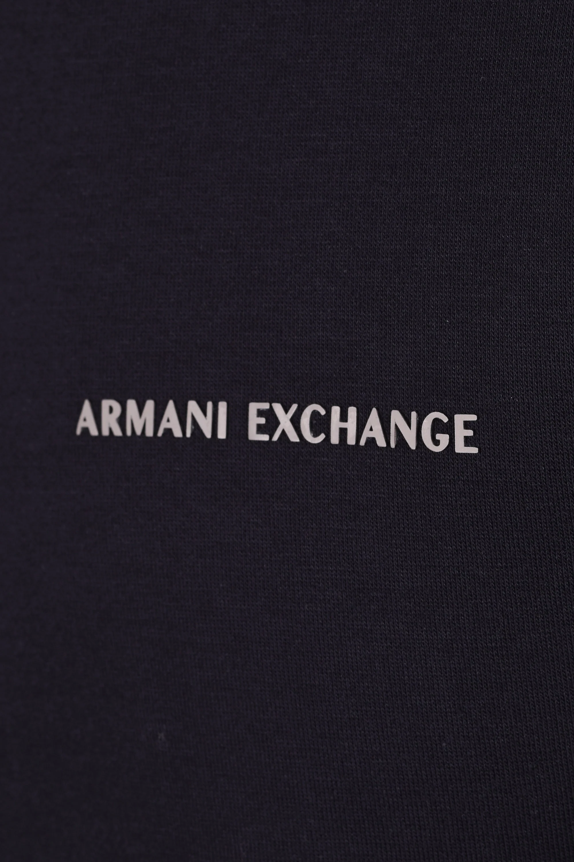 Armani Exchange Full Zip Sweatshirt Deep Navy - Image 3