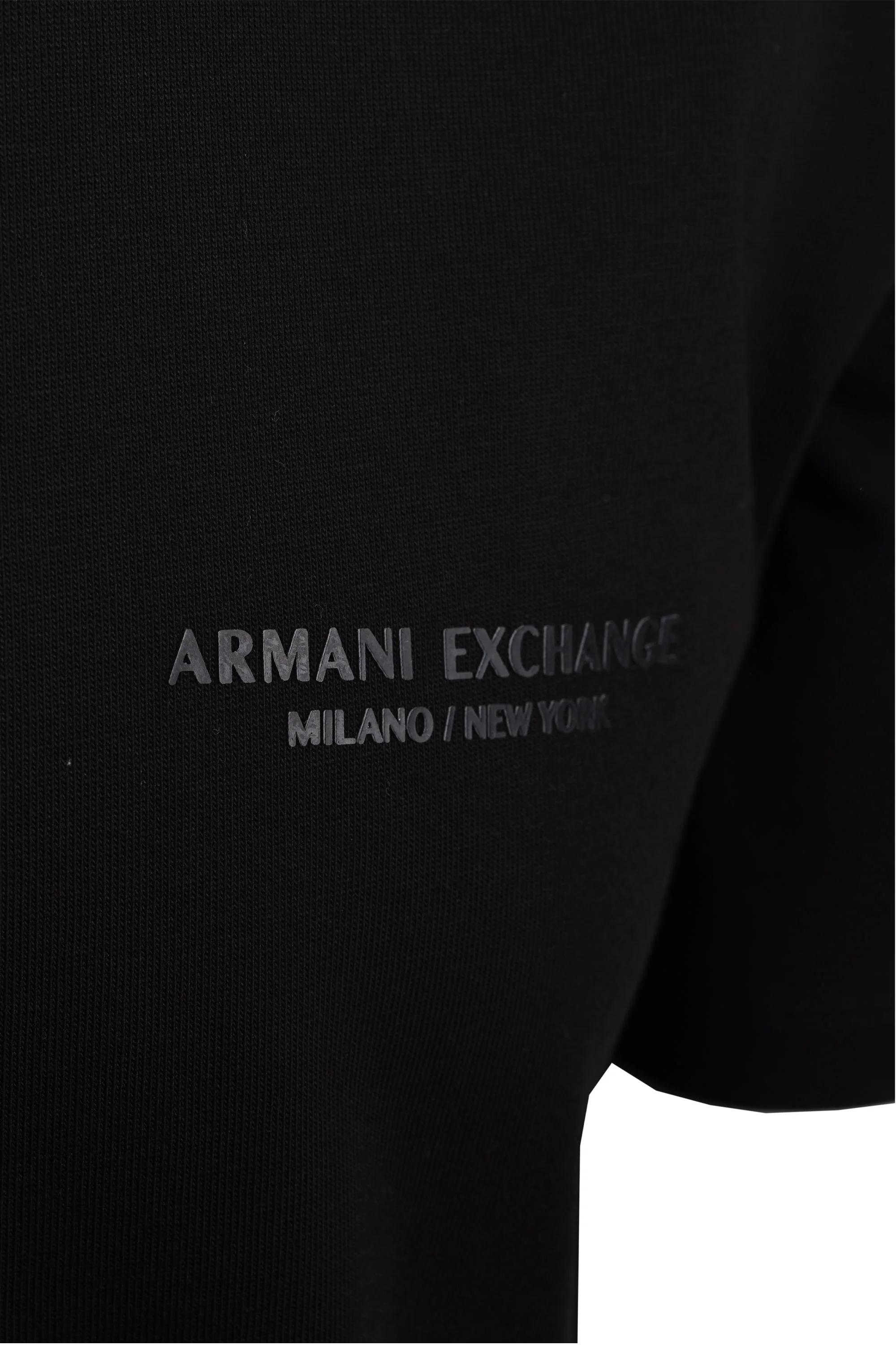 Armani Exchange T-Shirt Black - Image 3