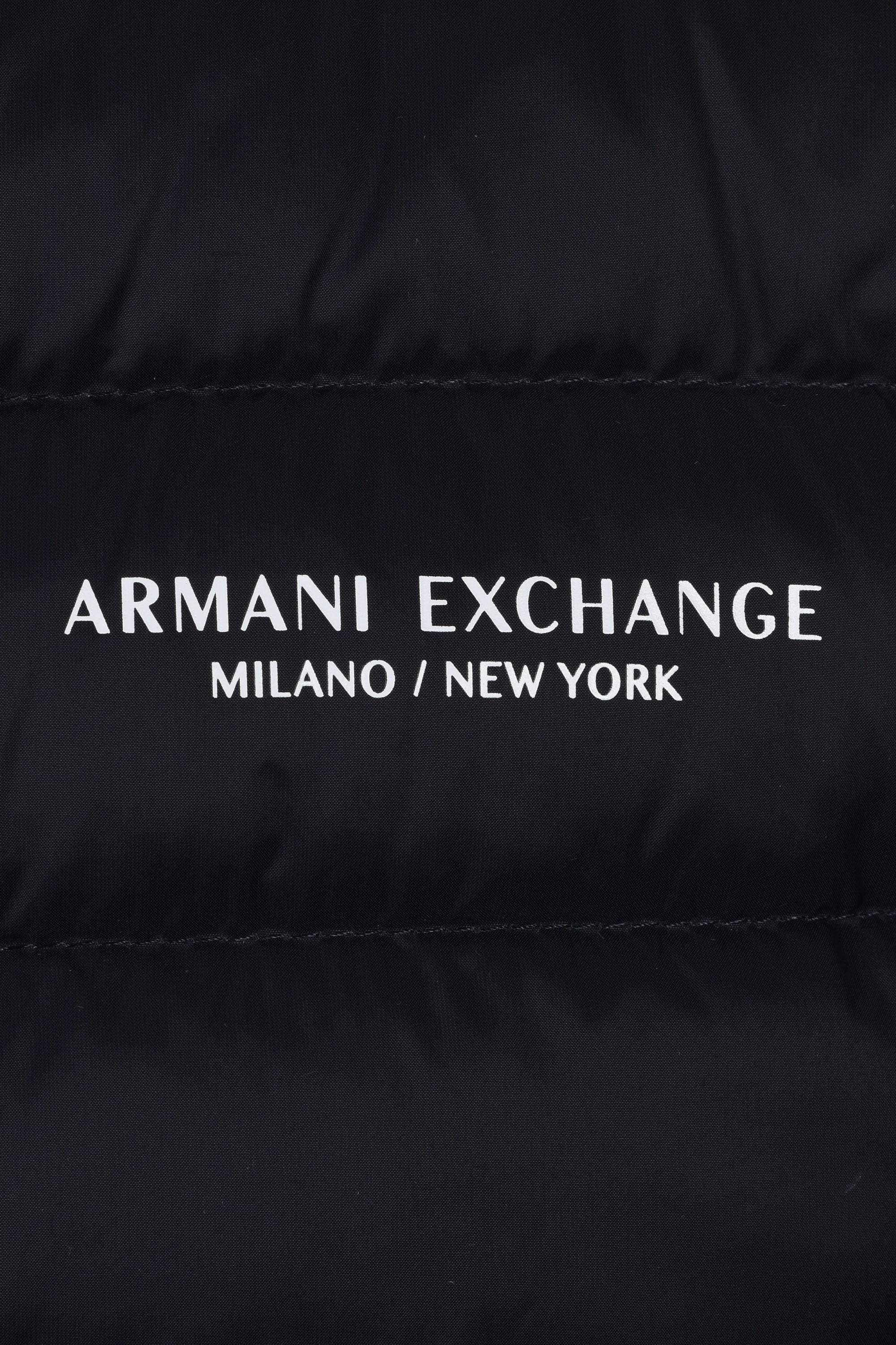 ARMANI EXCHANGE WOVEN DOWN JACKET DEEP NAVY - Image 3