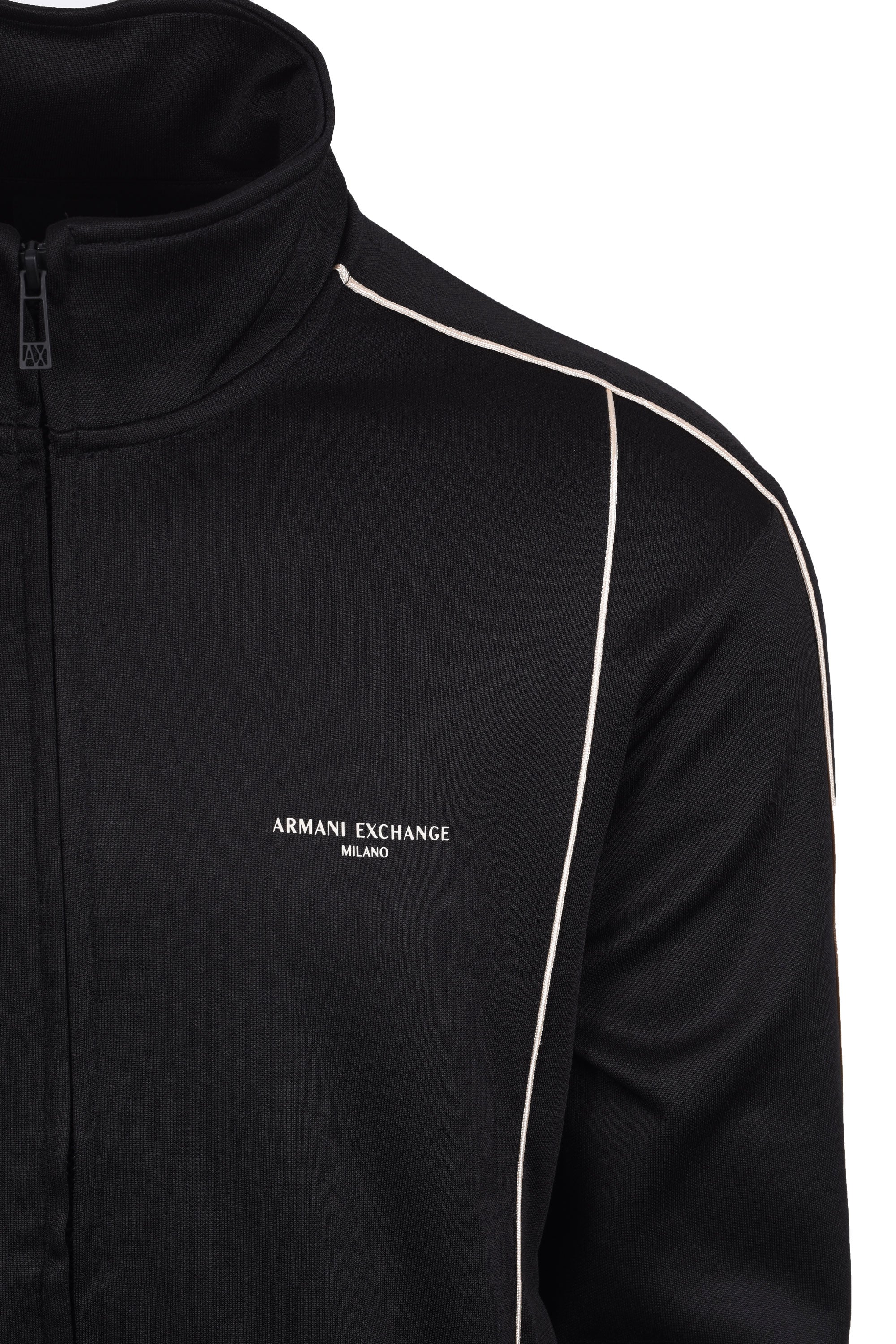 Armani Exchange Full Zip Track Top Black - Image 2