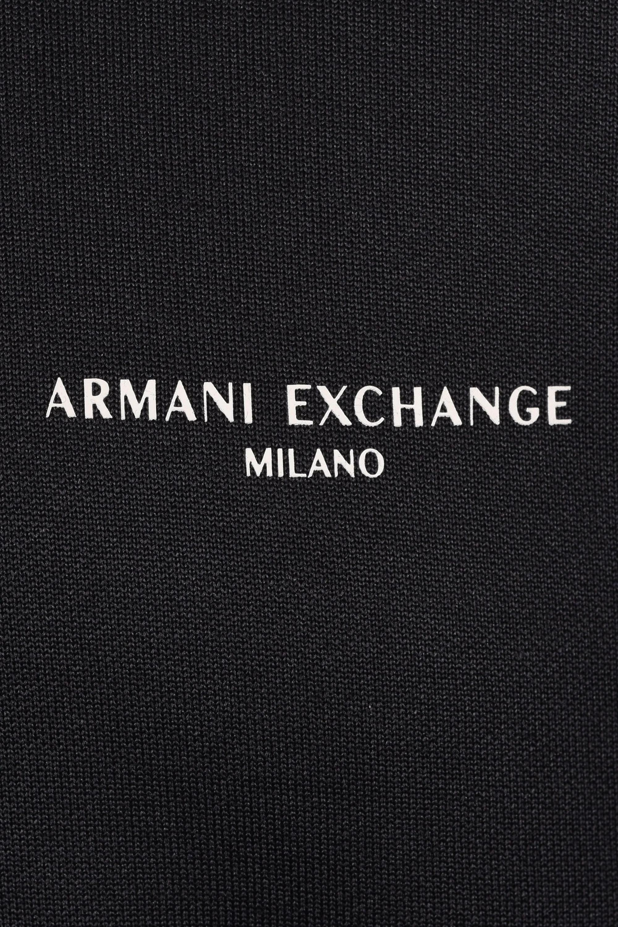 Armani Exchange Full Zip Track Top Black - Image 3