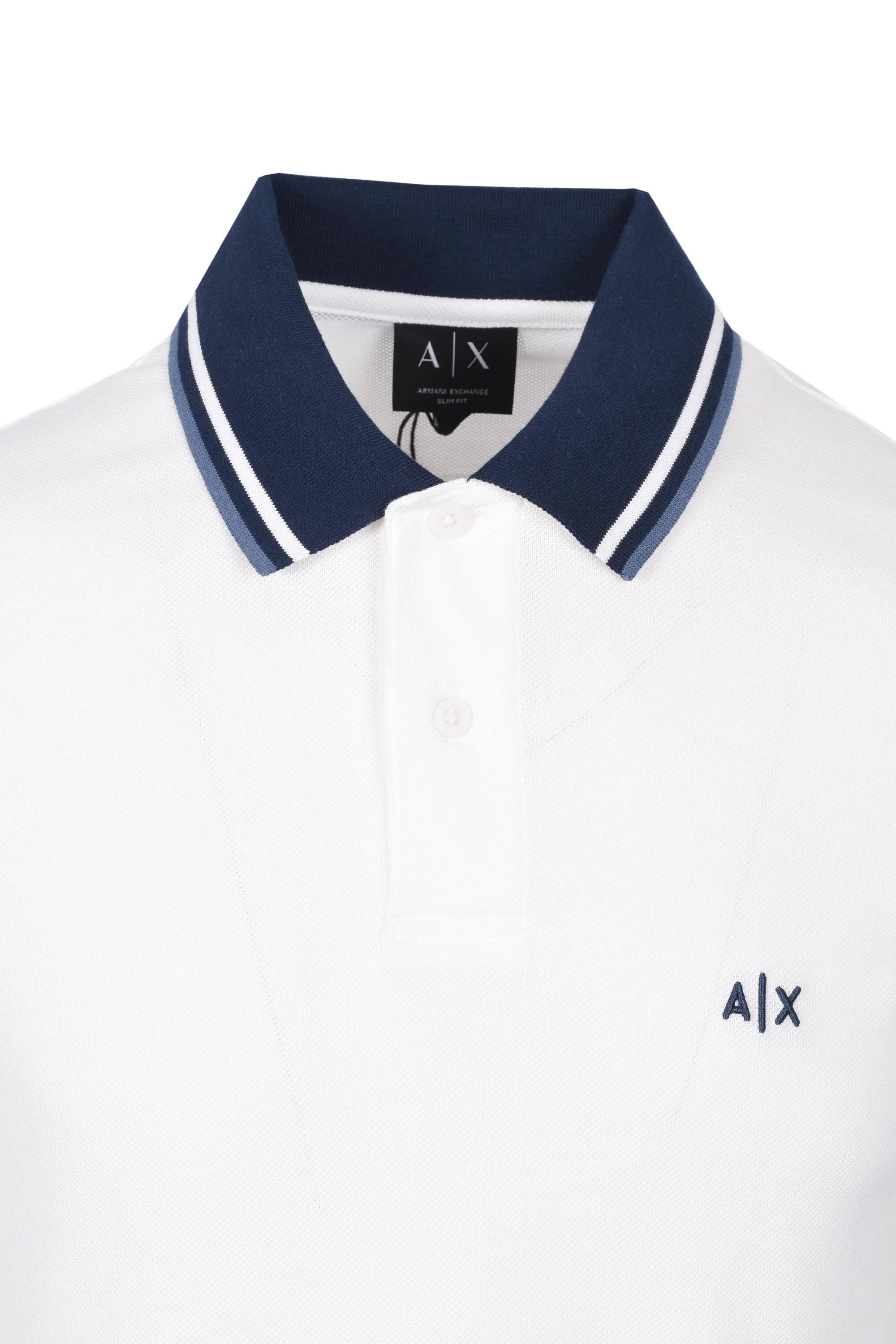 ARMARNI EXCHANGE POLO SHIRT OFF WHITE - Image 2