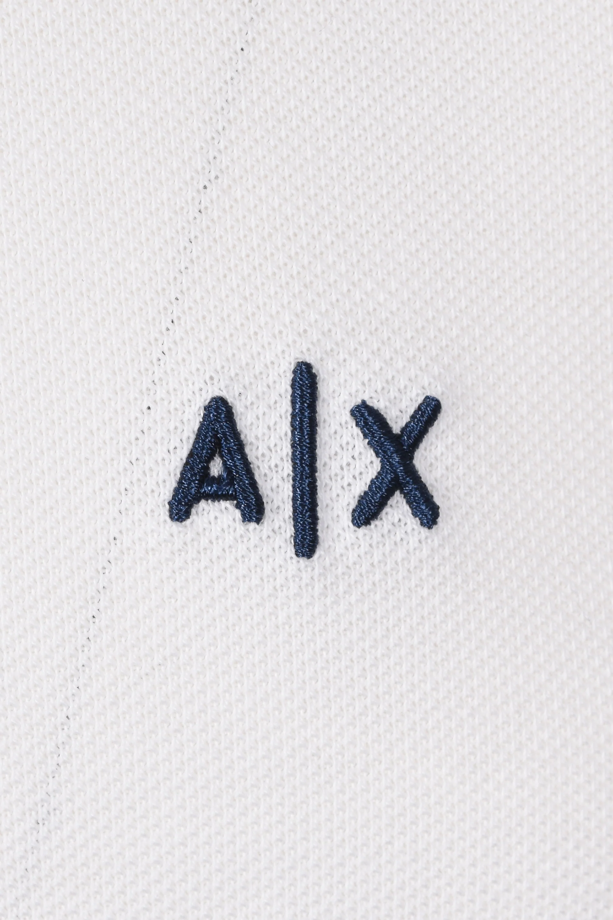 ARMARNI EXCHANGE POLO SHIRT OFF WHITE - Image 3