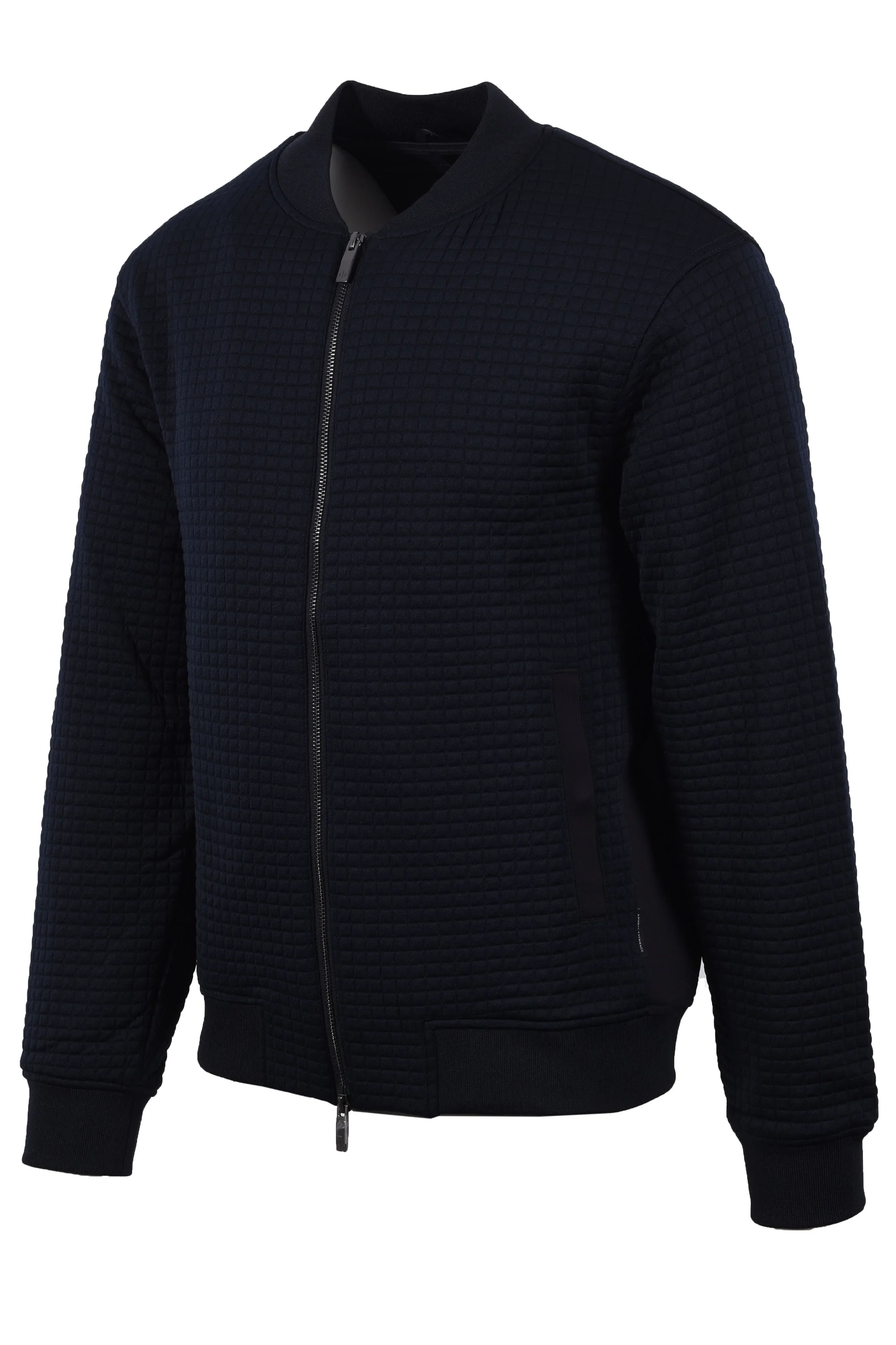Armani Exchange Full Zip Blouson Jacket Deep Navy - Image 2