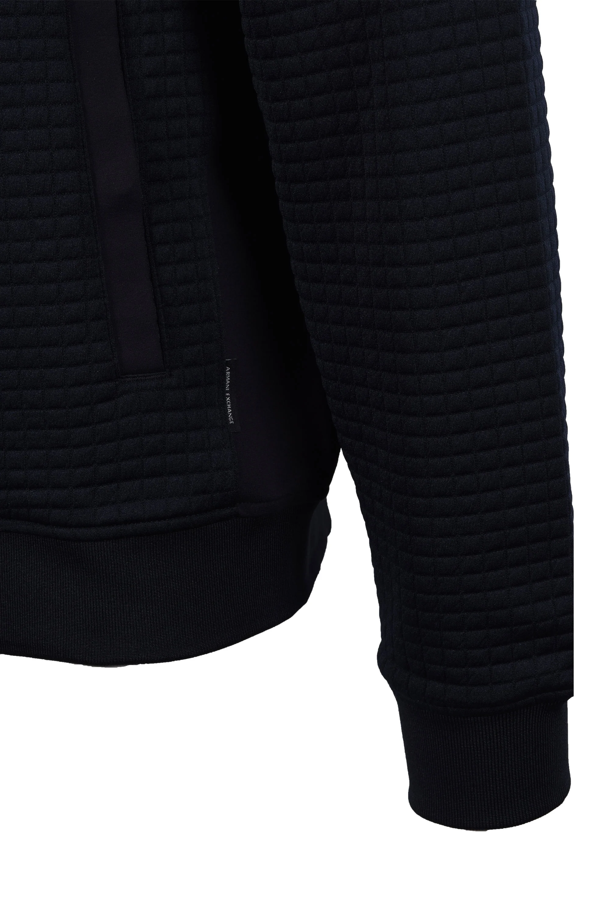 Armani Exchange Full Zip Blouson Jacket Deep Navy - Image 3