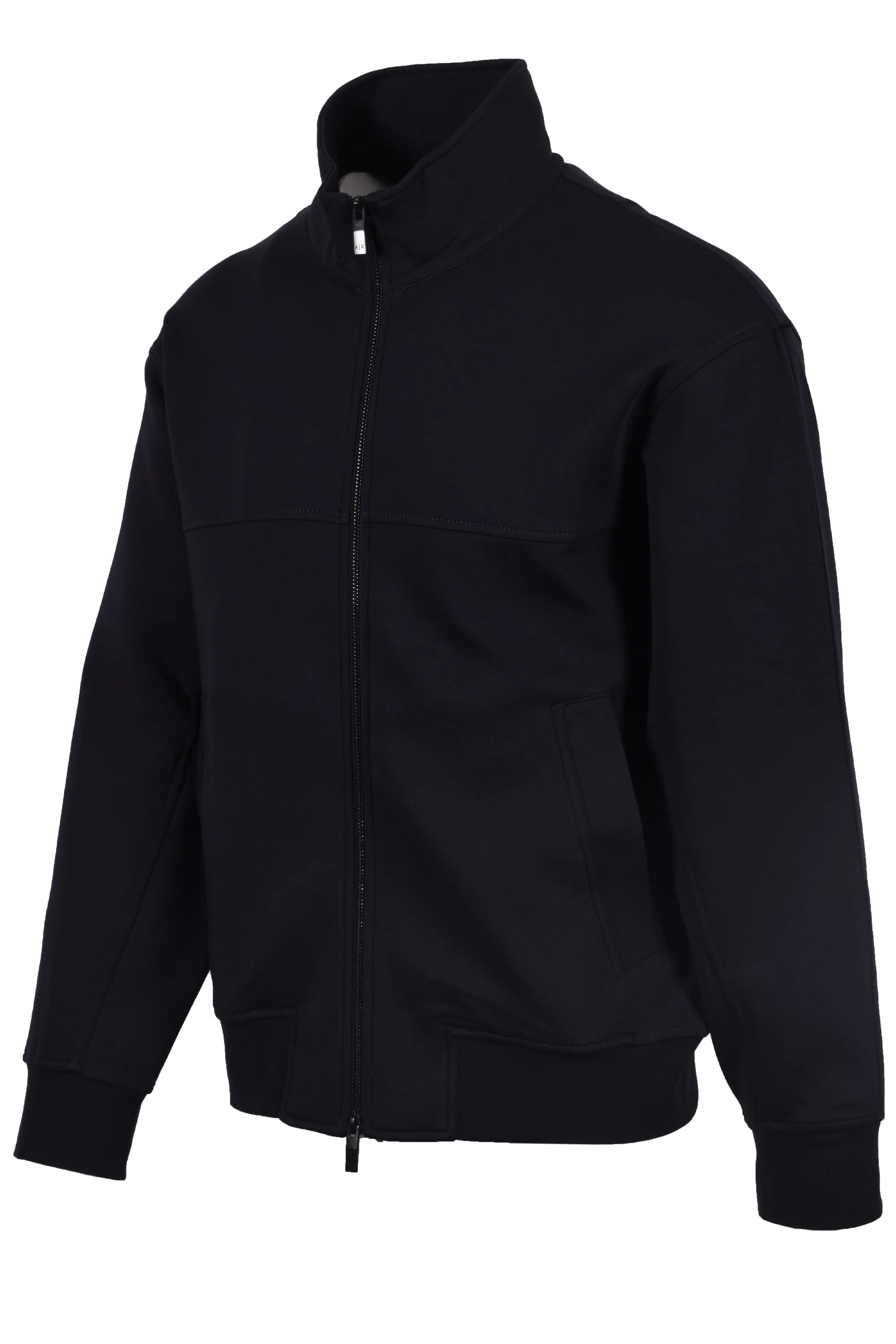 Armani Exchange Full Zip Sweatshirt Deep Navy - Image 2