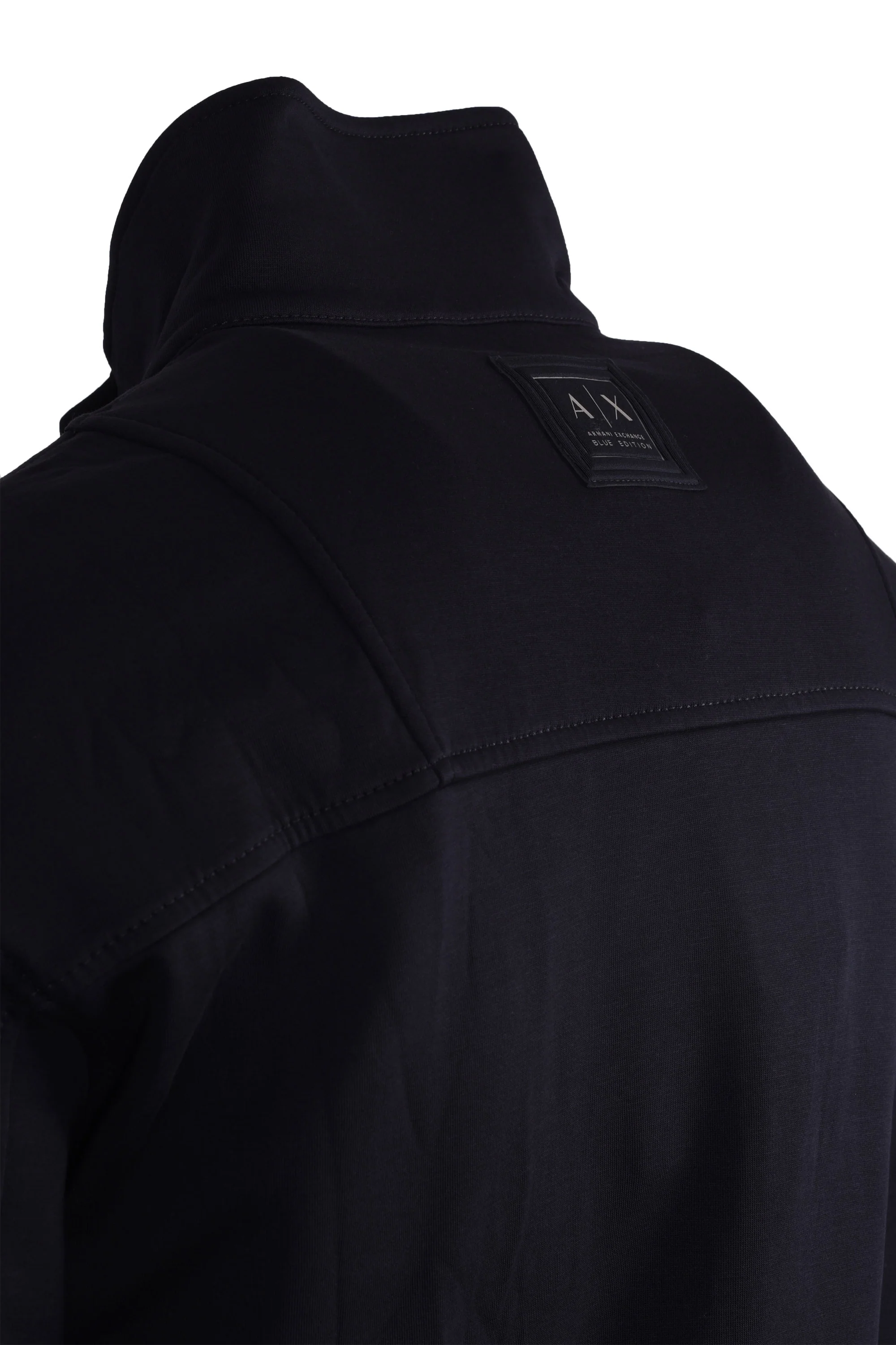 Armani Exchange Full Zip Sweatshirt Deep Navy - Image 3