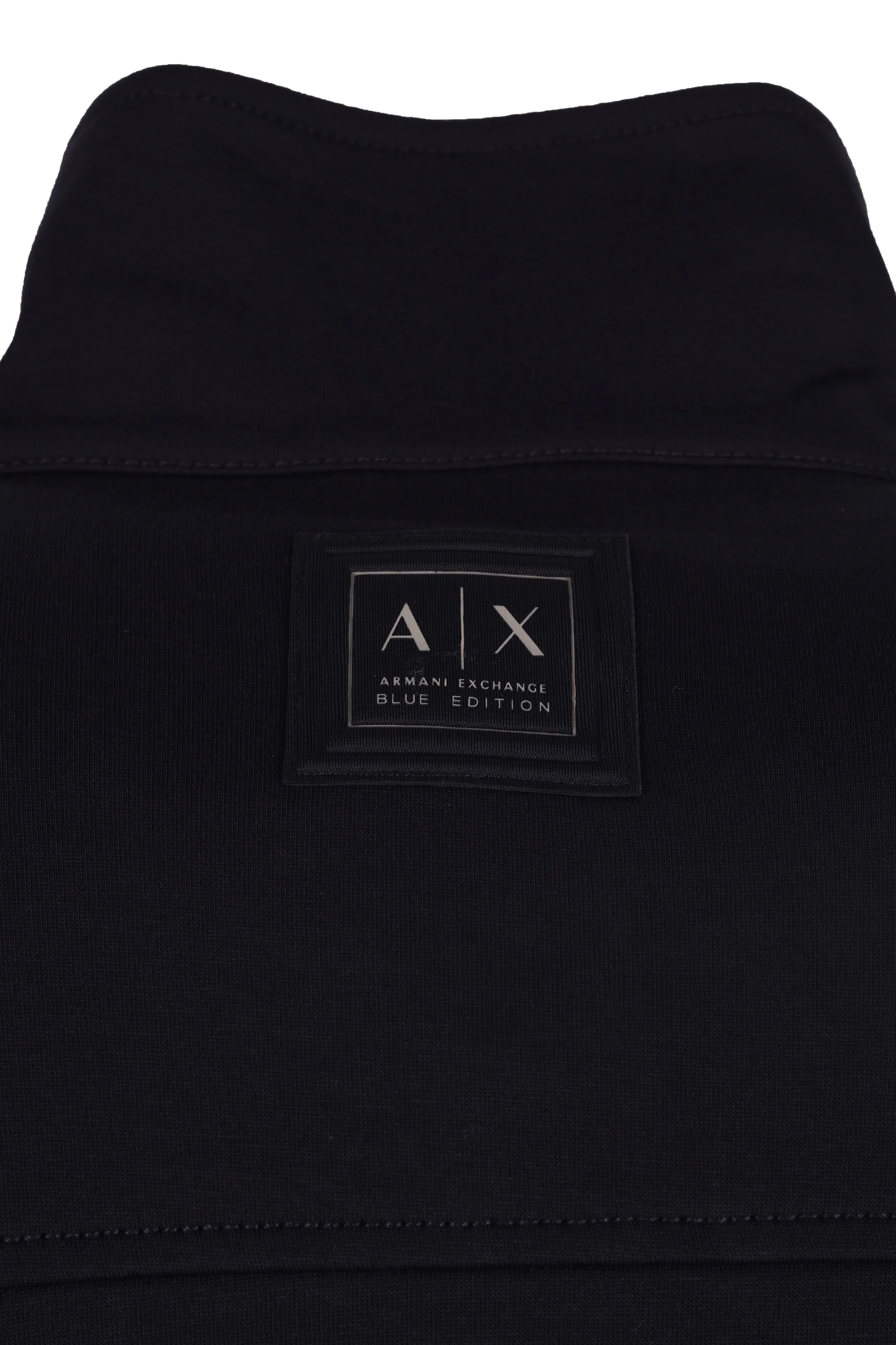 Armani Exchange Full Zip Sweatshirt Deep Navy - Image 4