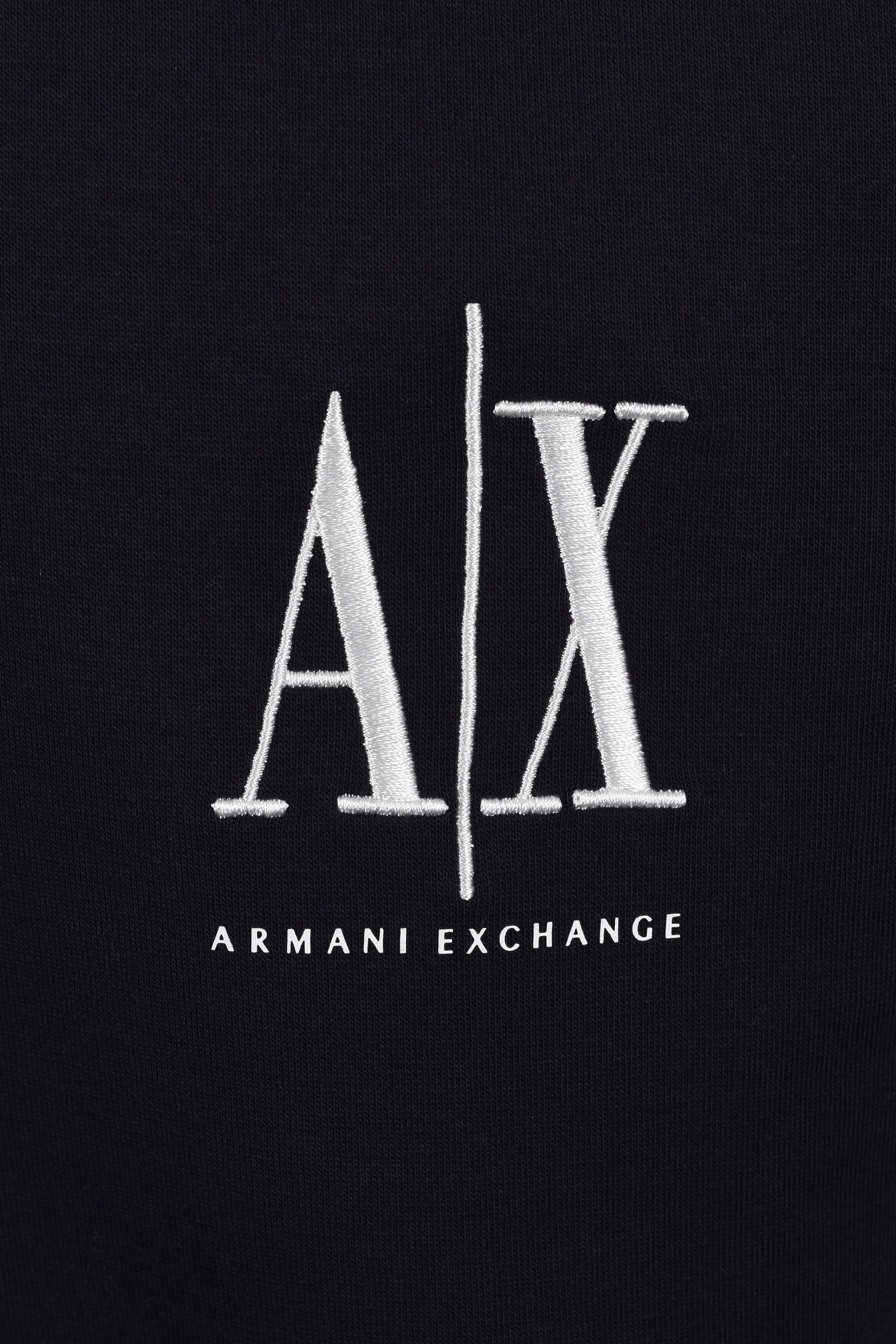 Armani Exchange Half Zip Sweatshirt Deep Navy - Image 4