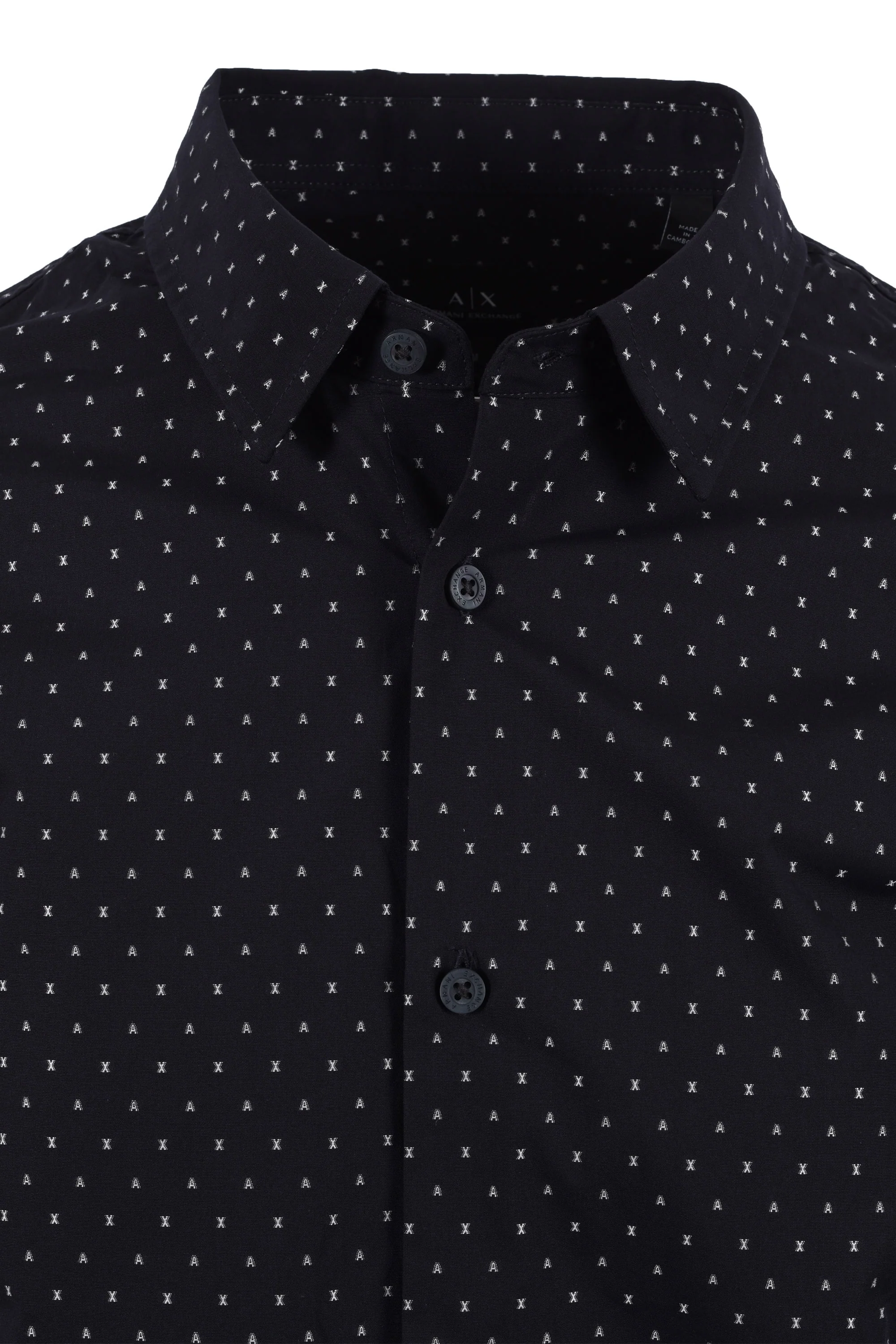 Armani Exchange Long Sleeved Shirt Navy - Image 2
