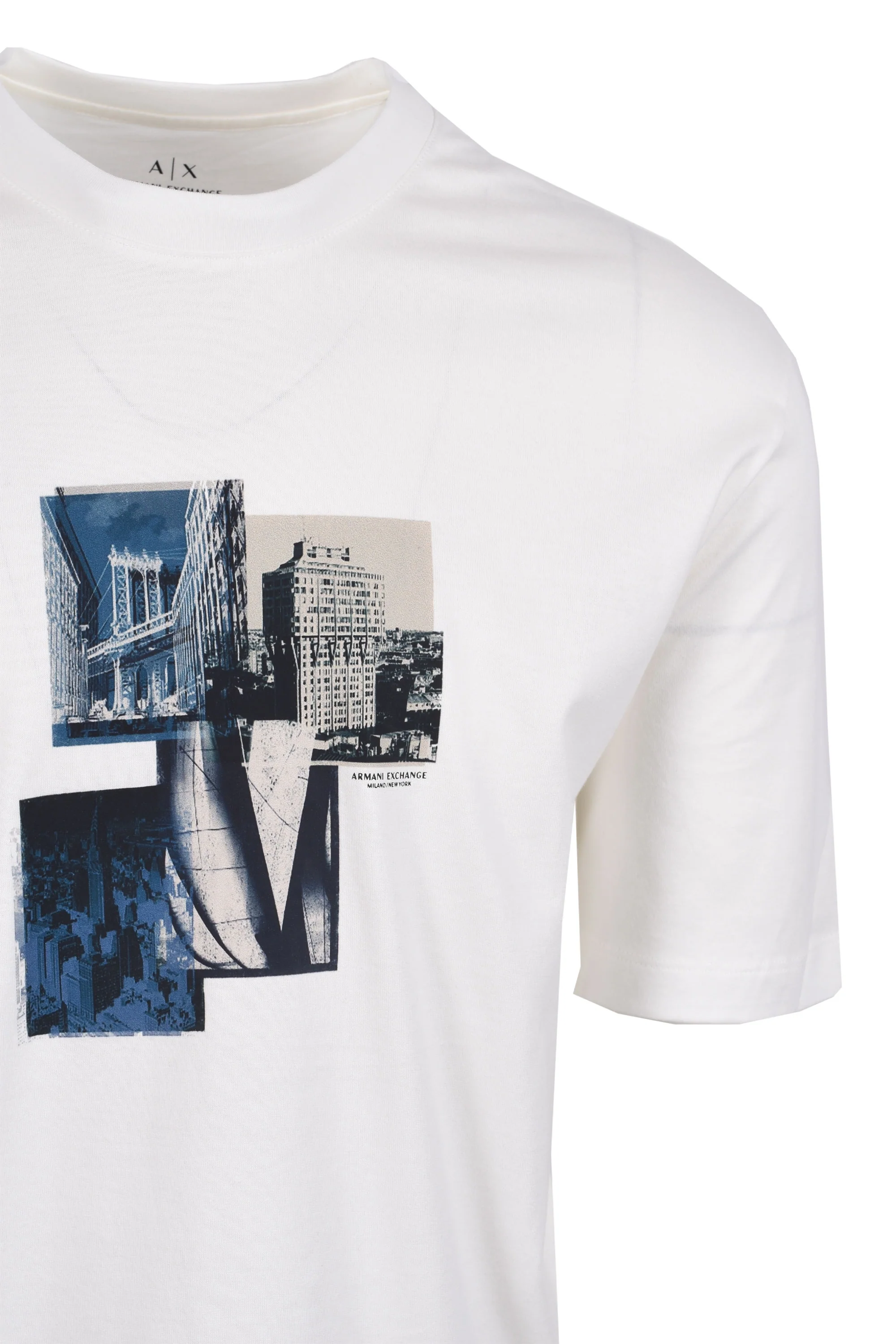 Armani Exchange New York T-Shirt Off White - Image 2