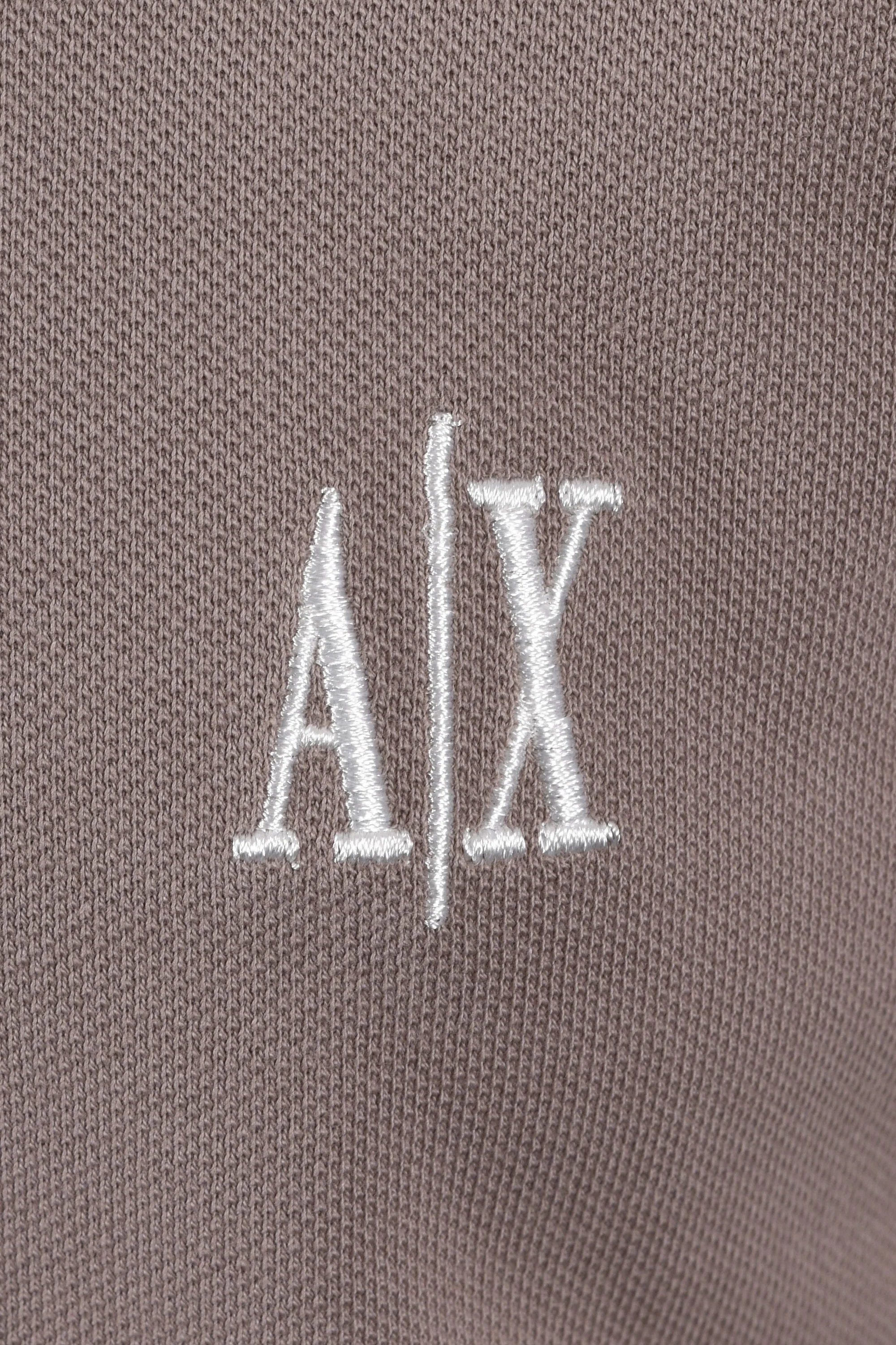 Armani Exchange Regular Polo Shirt Driftwood - Image 3
