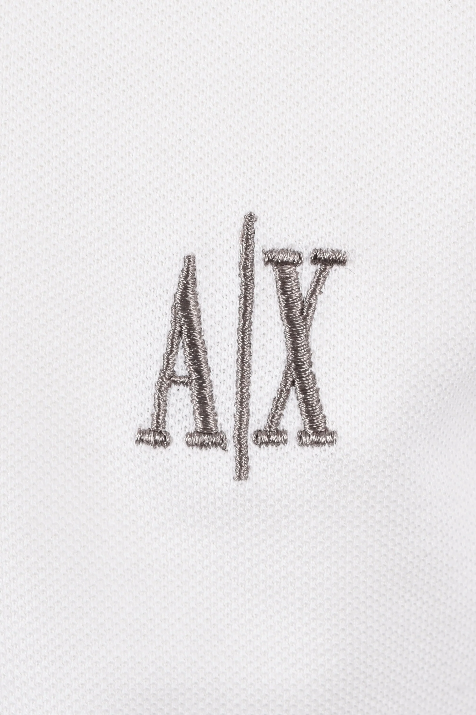 Armani Exchange Regular Polo Shirt Off White - Image 3