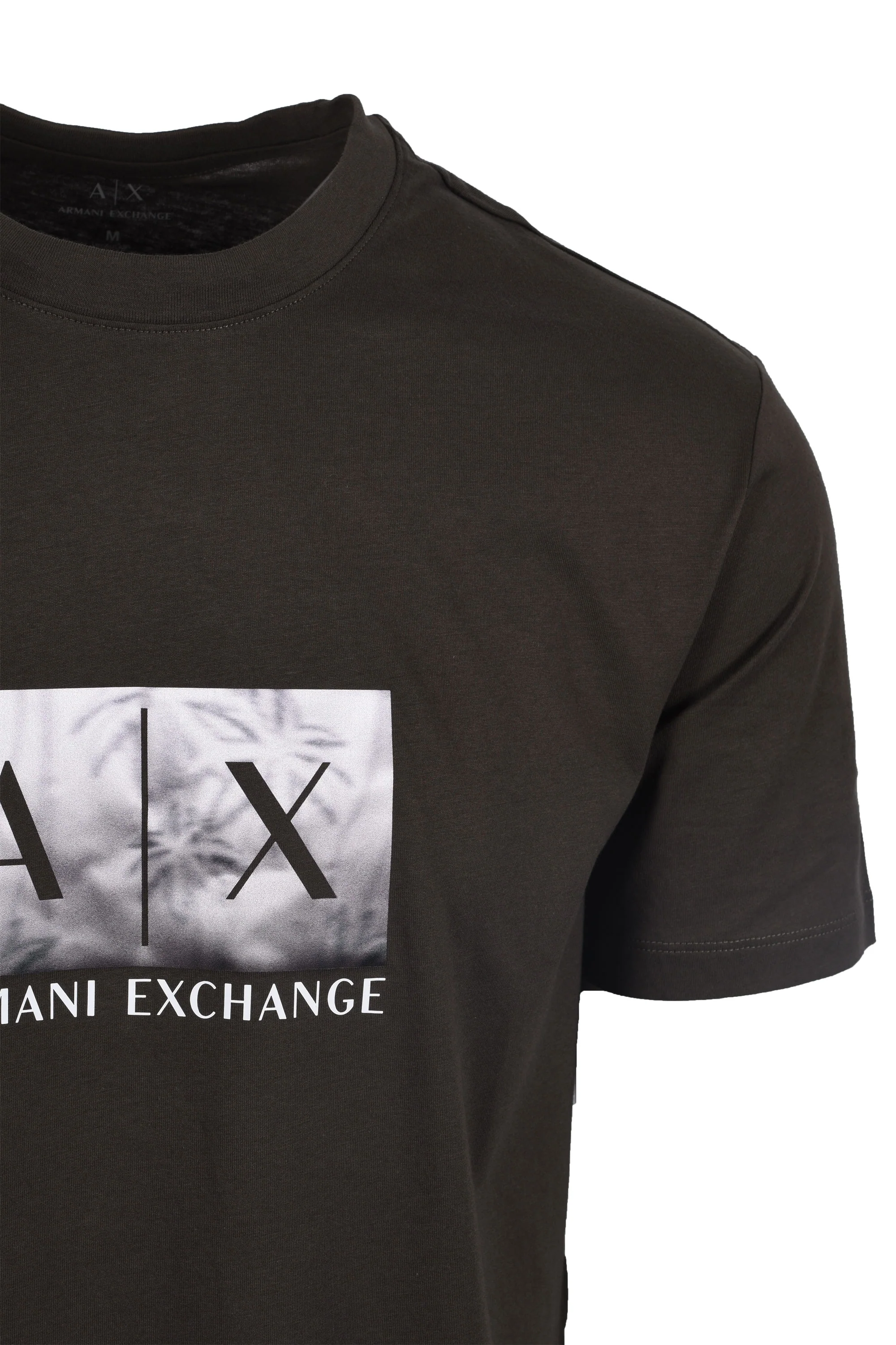 Armani Exchange T-Shirt Khaki - Image 2