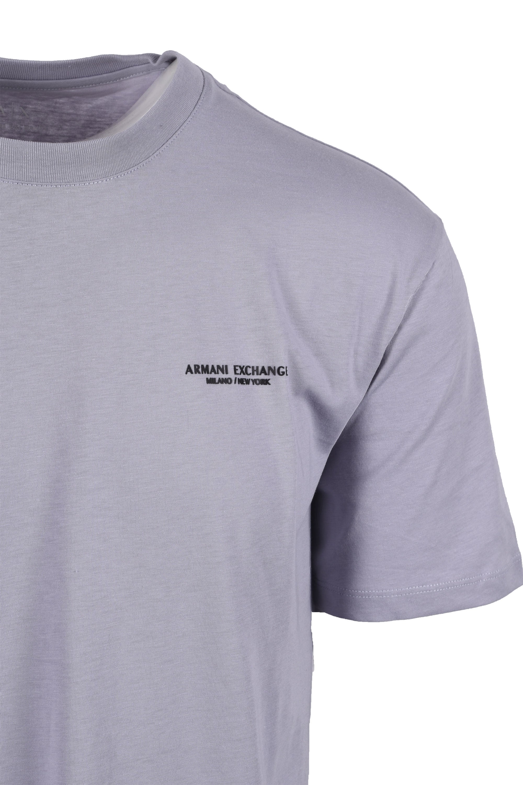 Armani Exchange T Shirt Lilac Gray - Image 2