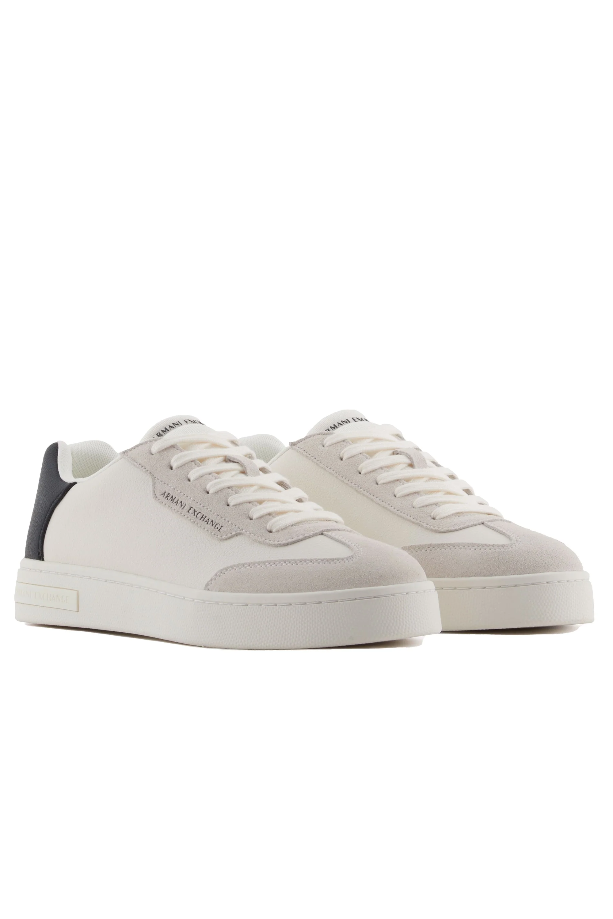 Armani Exchange Trainer With Contrasting Inserts Off-White/Black - Image 2