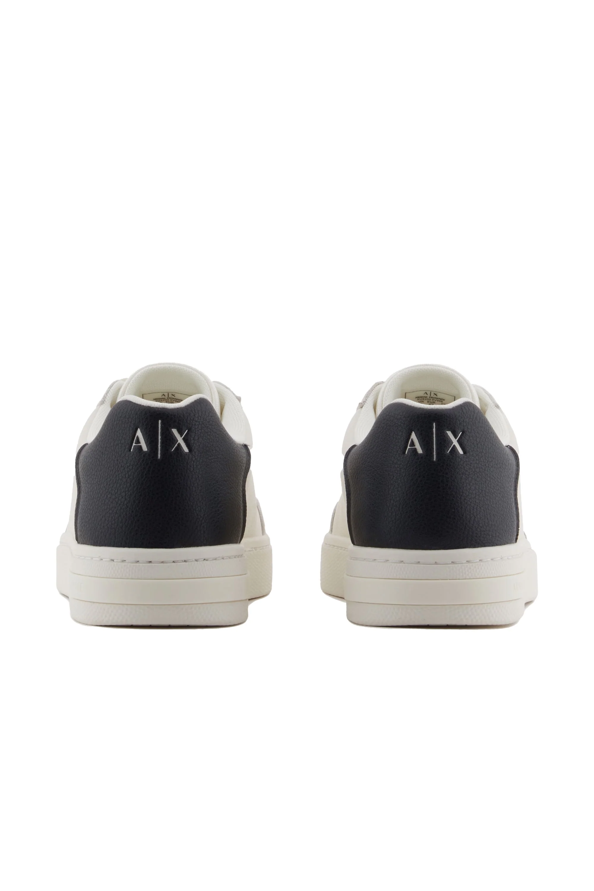 Armani Exchange Trainer With Contrasting Inserts Off-White/Black - Image 3