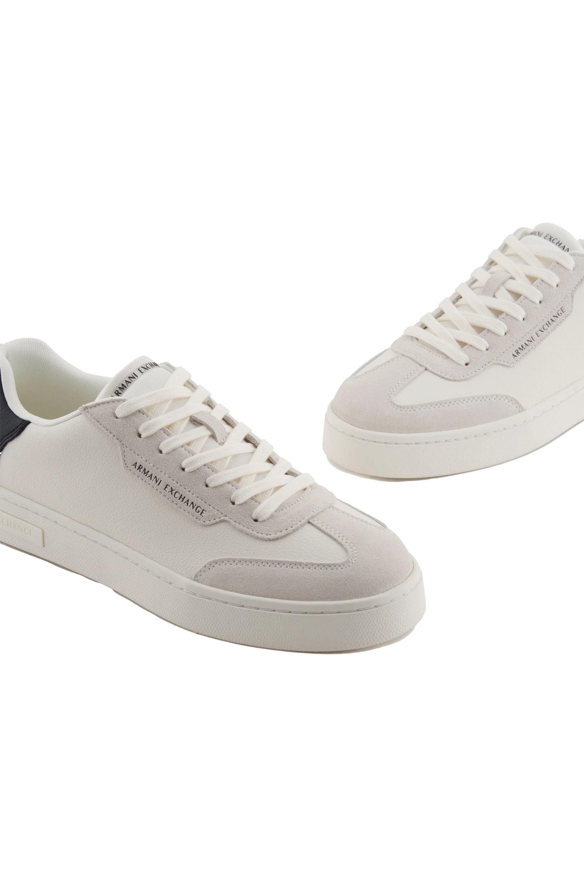 Armani Exchange Trainer With Contrasting Inserts Off-White/Black - Image 5