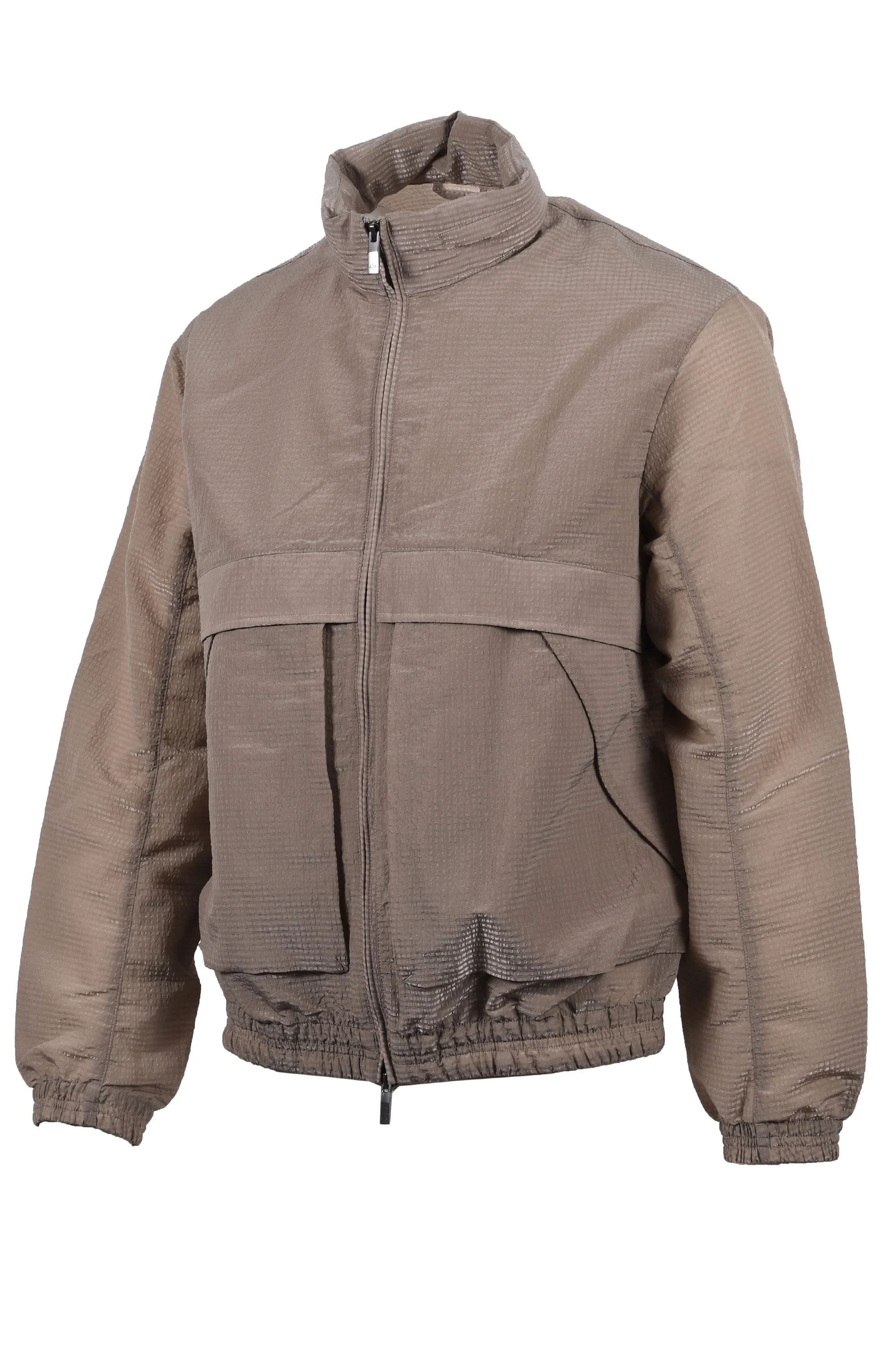 Armani Exchange Woven Blouson Jacket Roasted Cashew - Image 3