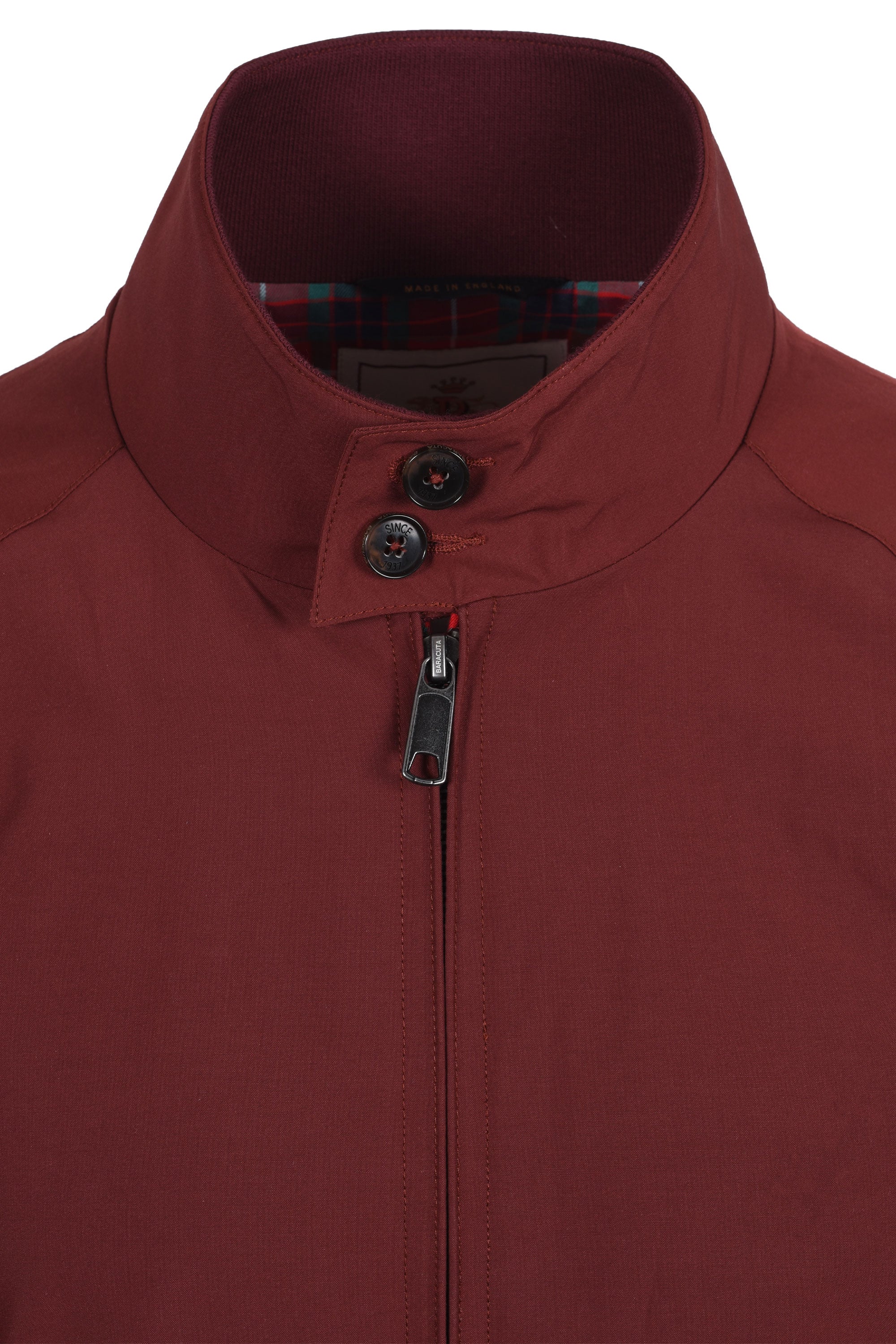 Baracuta G9 Harrington Jacket Burgundy - Image 4