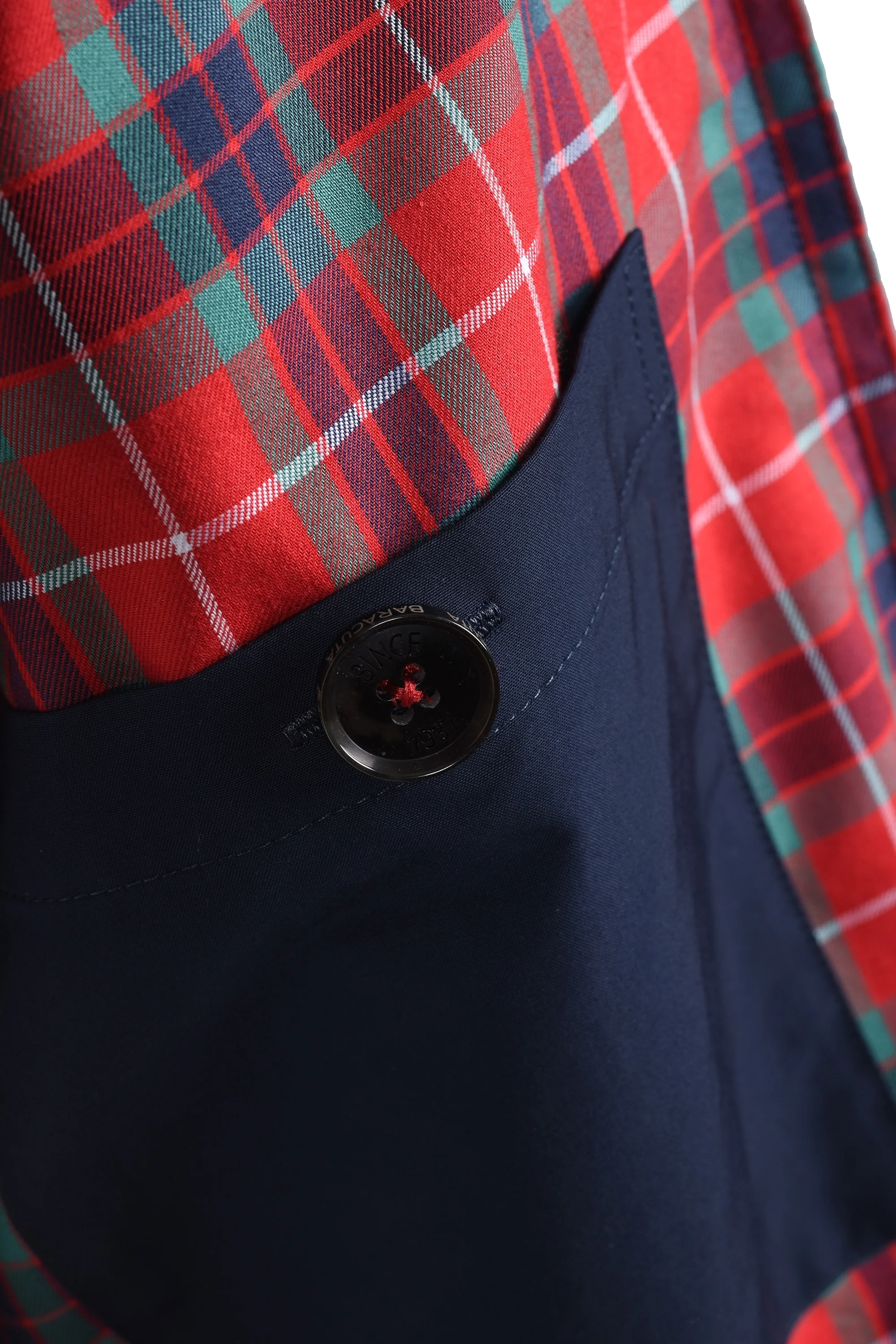 Baracuta G9 Harrington Jacket Navy - Image 4